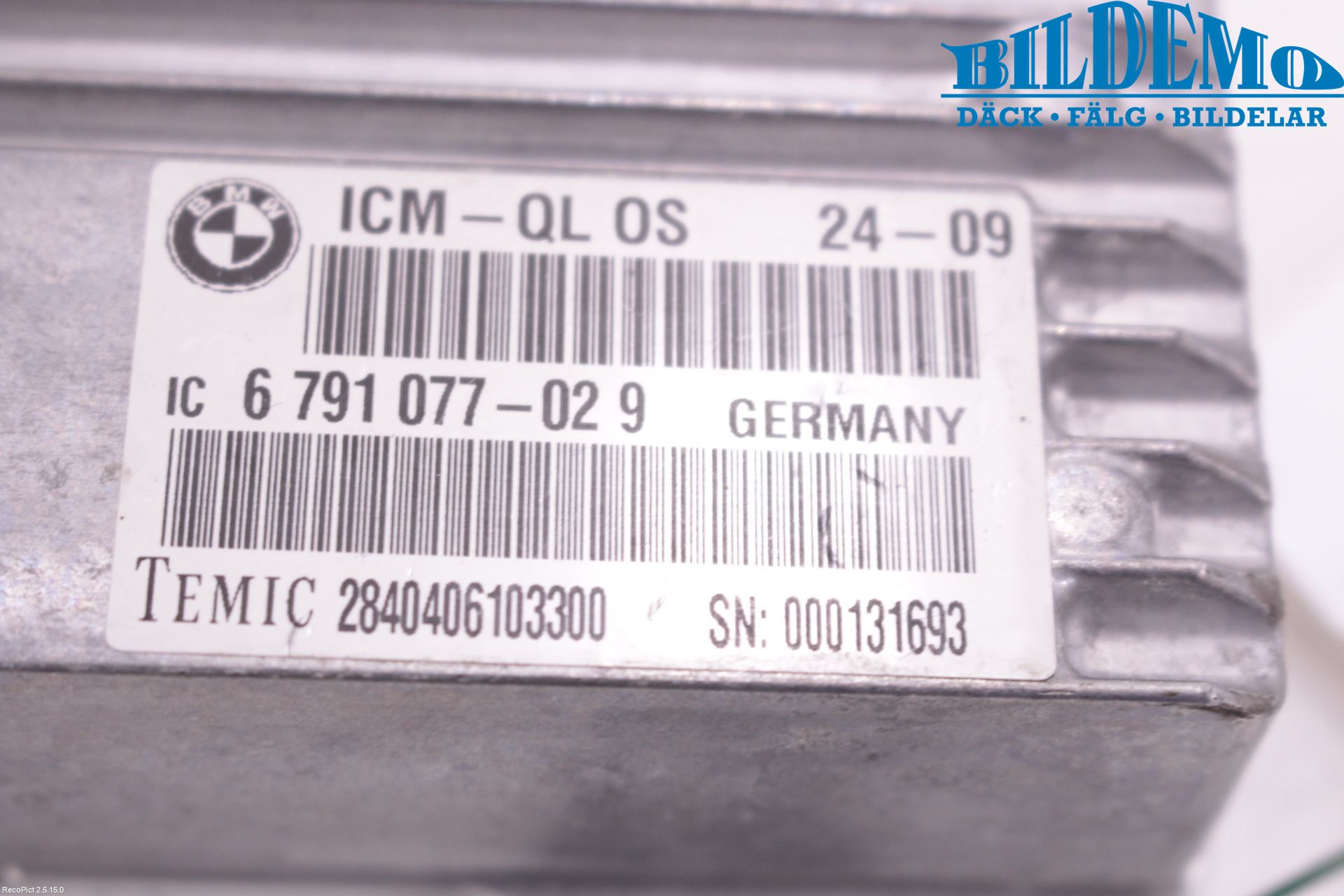 BMW X5 E70 07-13 Styreenhet Øvrig