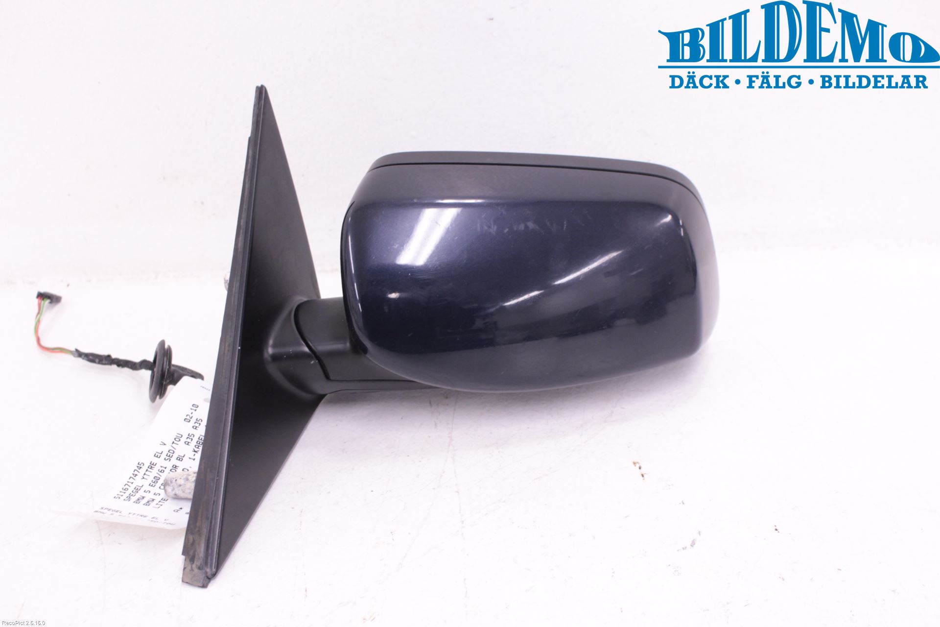 BMW 5 E60/61 Sed/Tou 02-10 Speil V M-El Justering