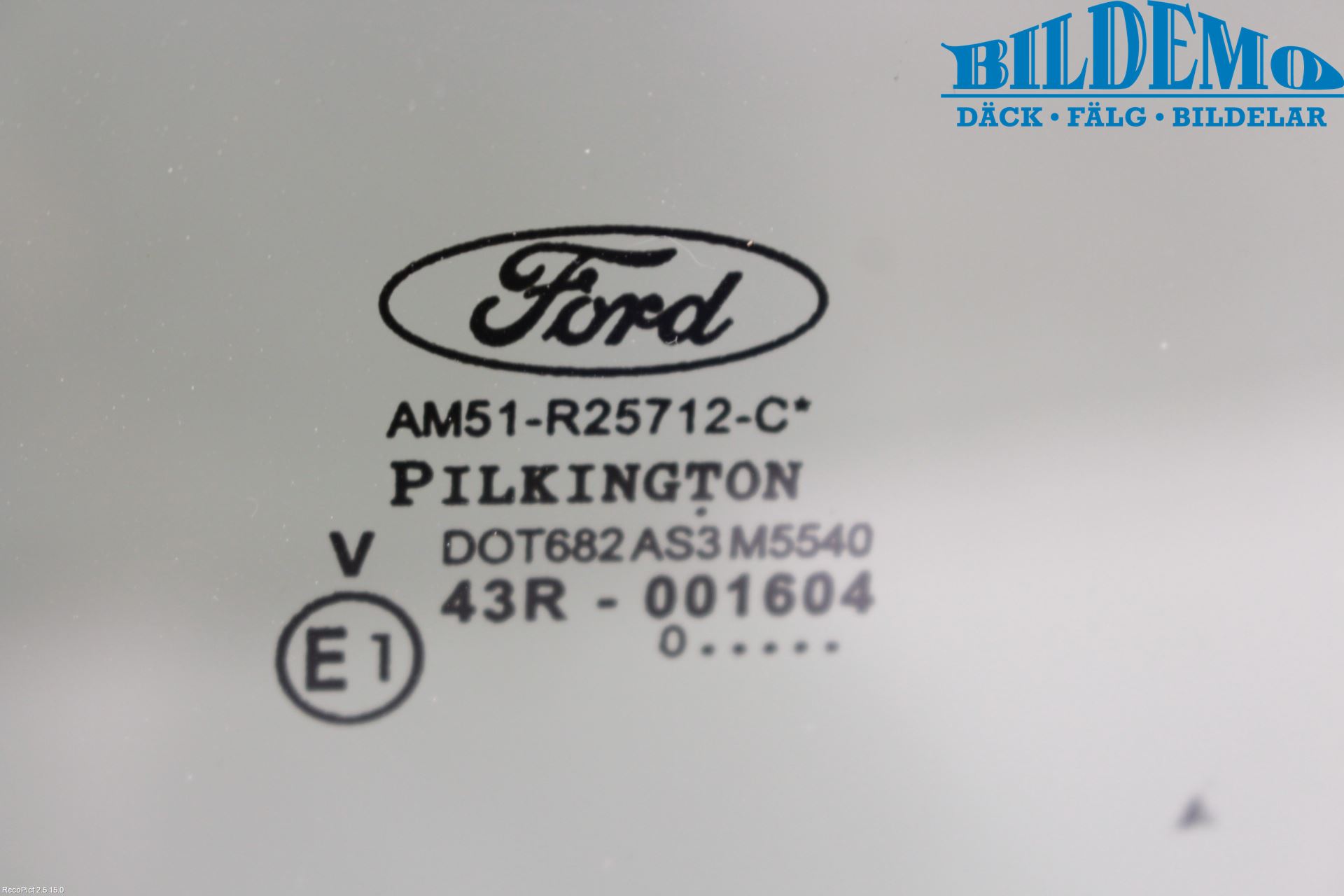 Ford C-MAX II  11-14 Dørrute Bak Høyre 4Dørs