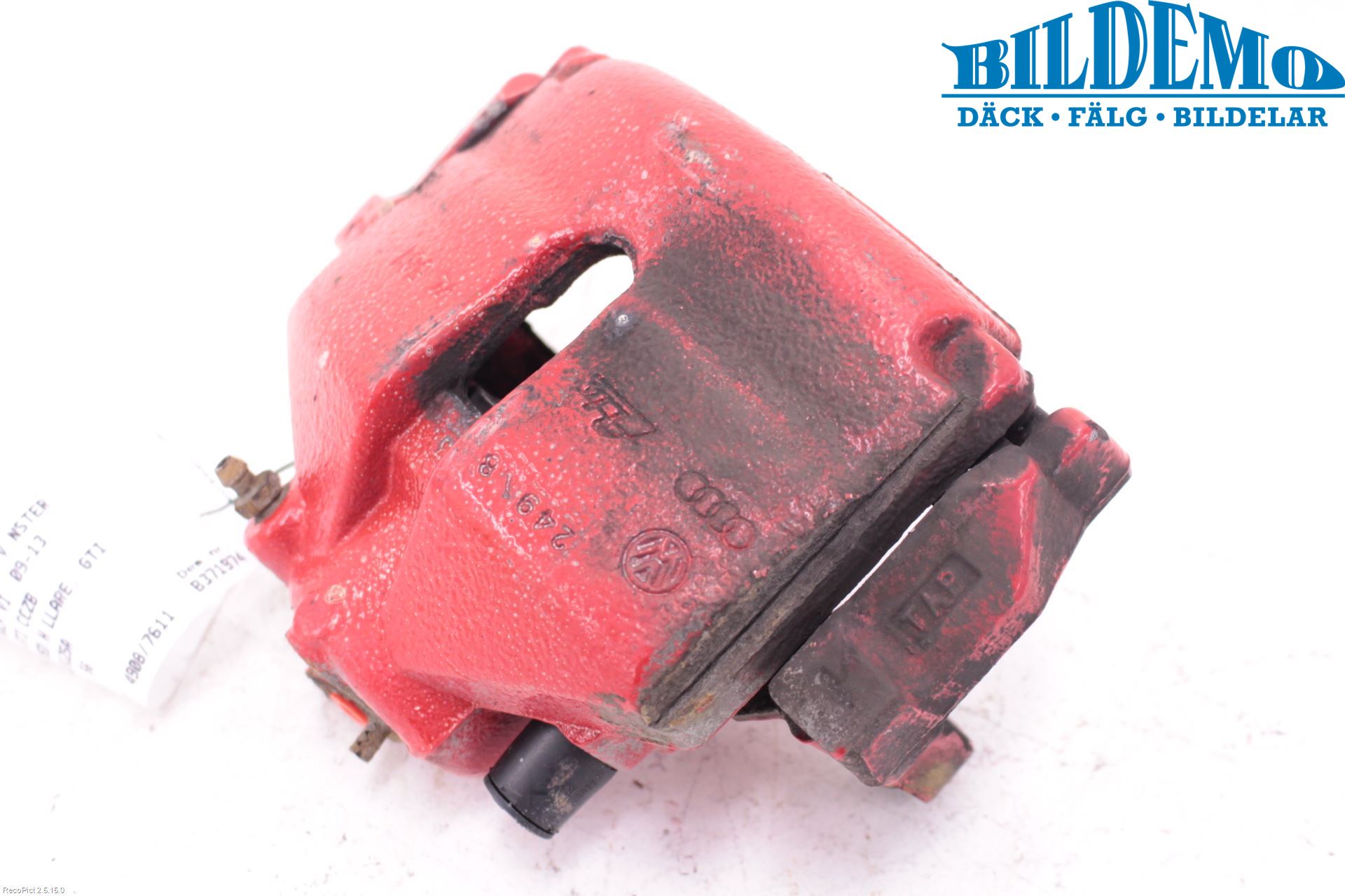 Volkswagen VW GOLF VI 09-13 Bremsecaliper Foran Venstre