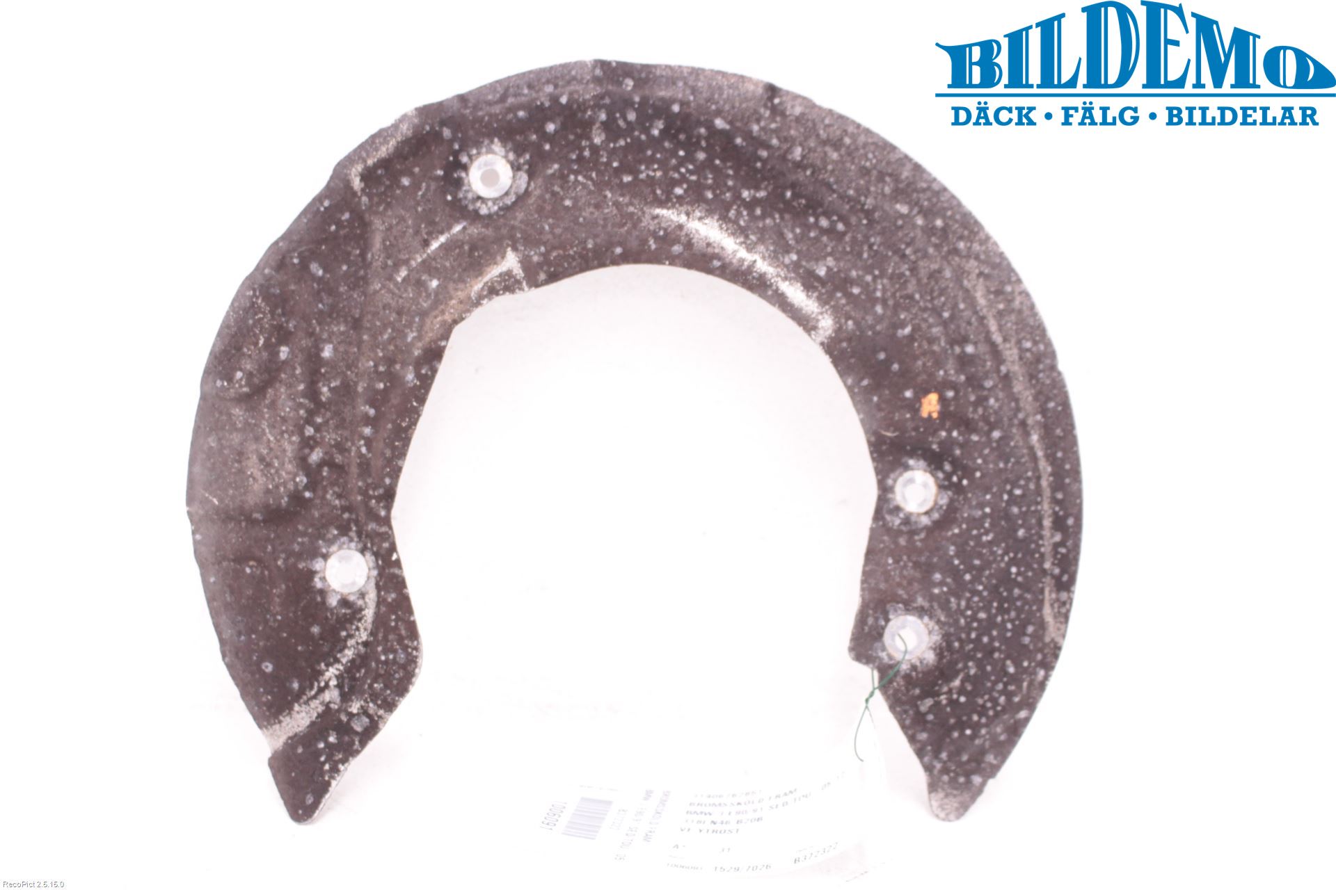 BMW 3 E90/91 SED/TOU 05-12 Bremseskjold Foran