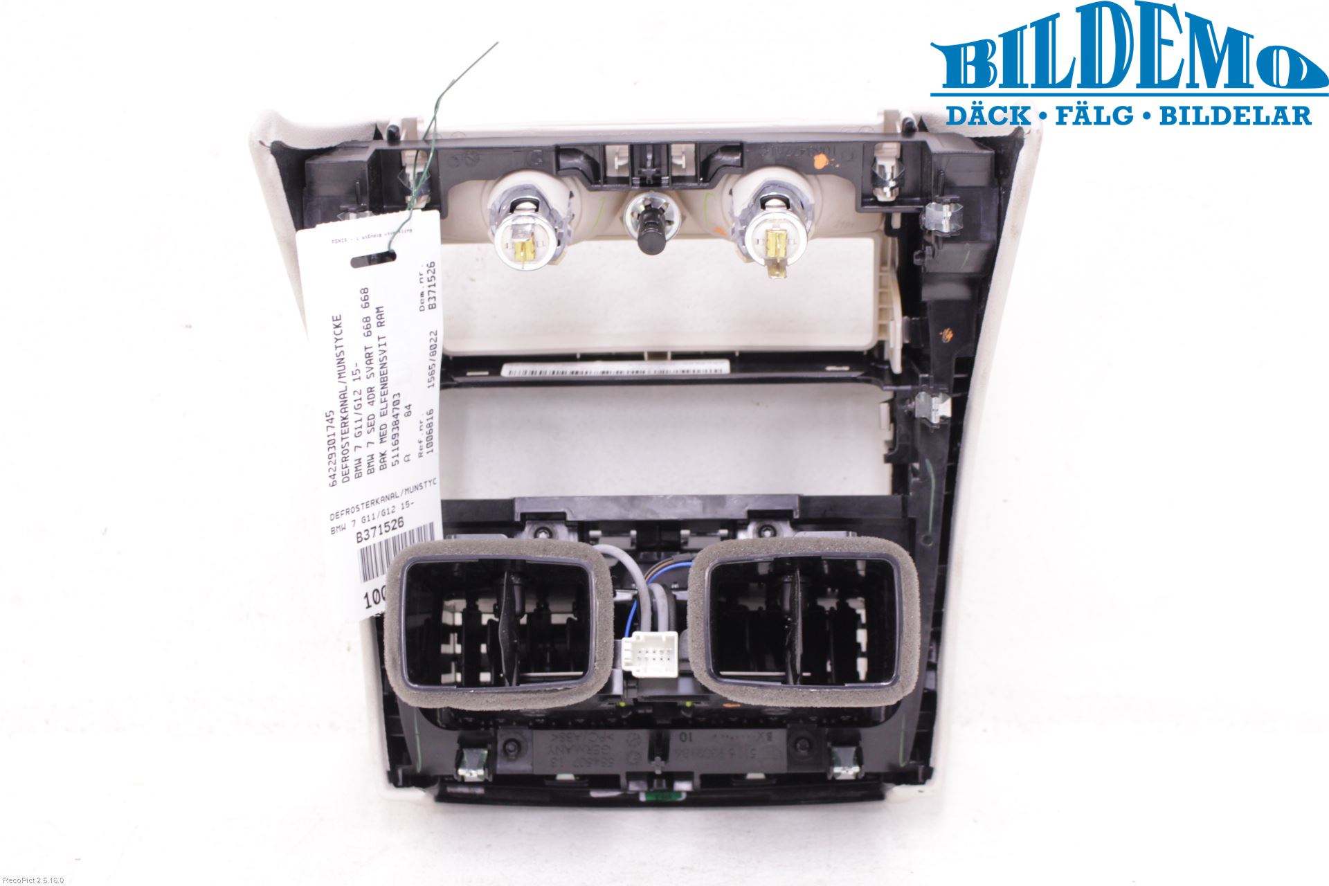 BMW 7 G11/G12 15-22 Dashbord Kanal - Dyse
