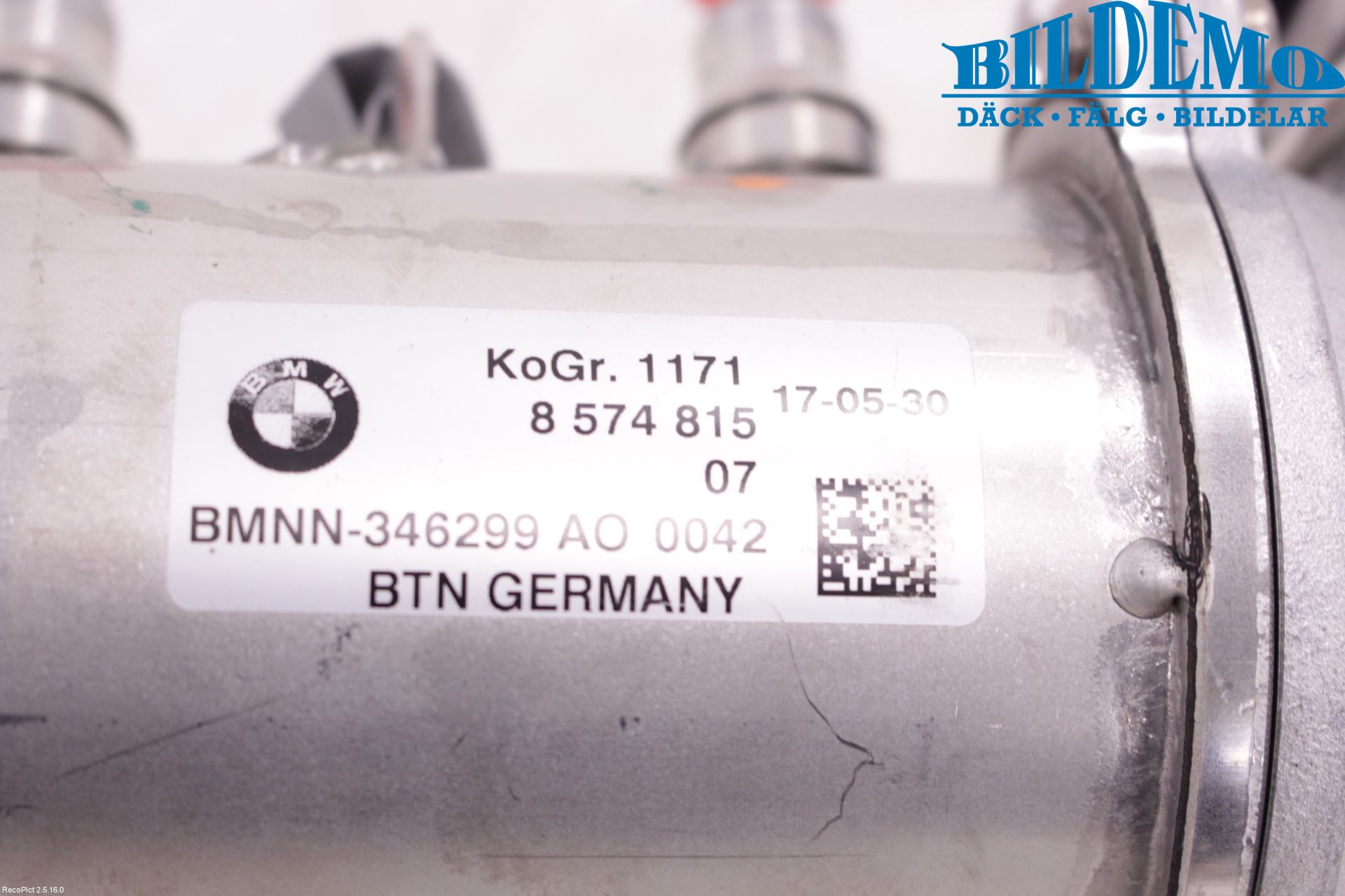 BMW 5 G30/G31/F90 17-23 Eksos Kjøler