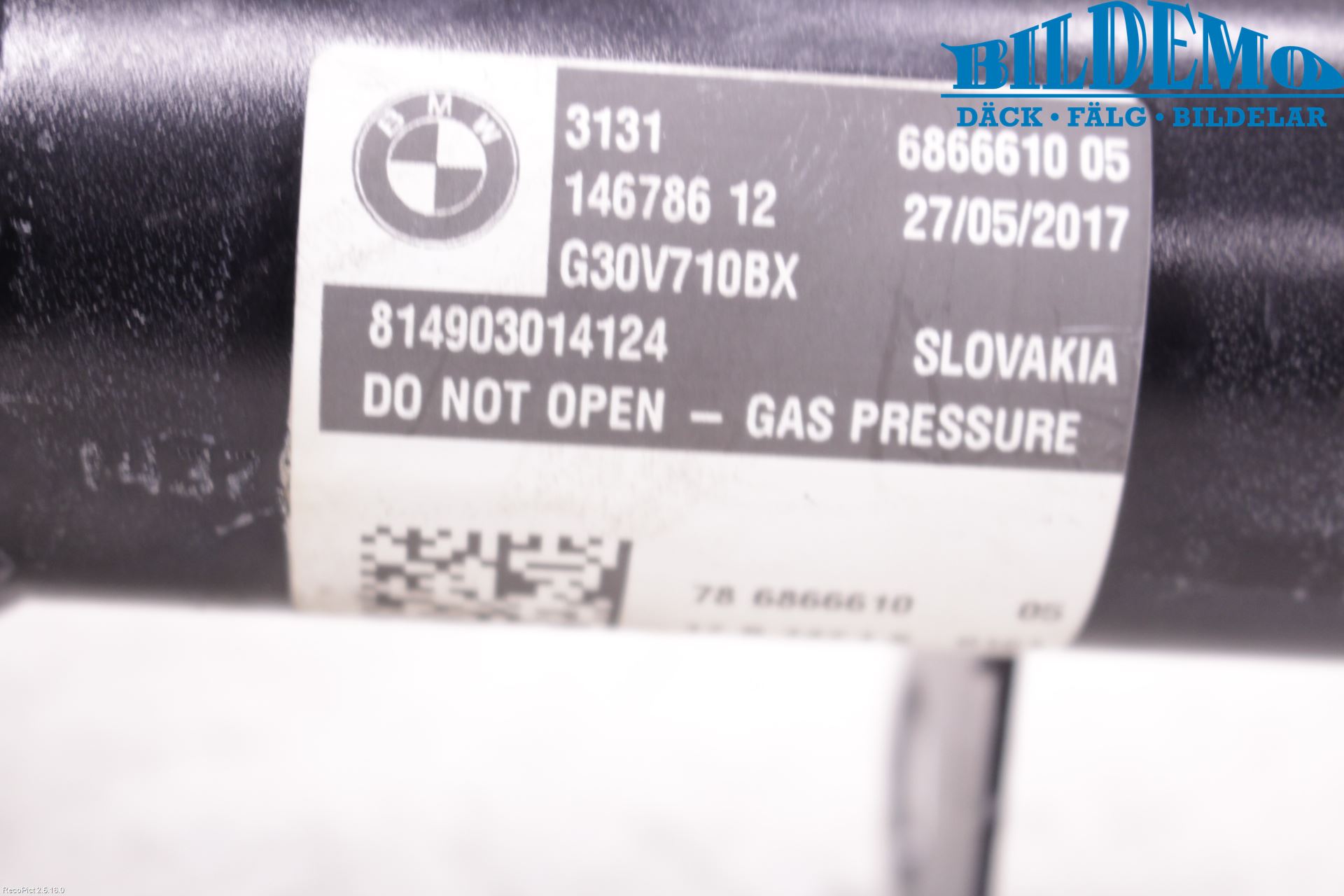 BMW 5 G30/G31/F90 17-23 Fjærbein Foran Høyre