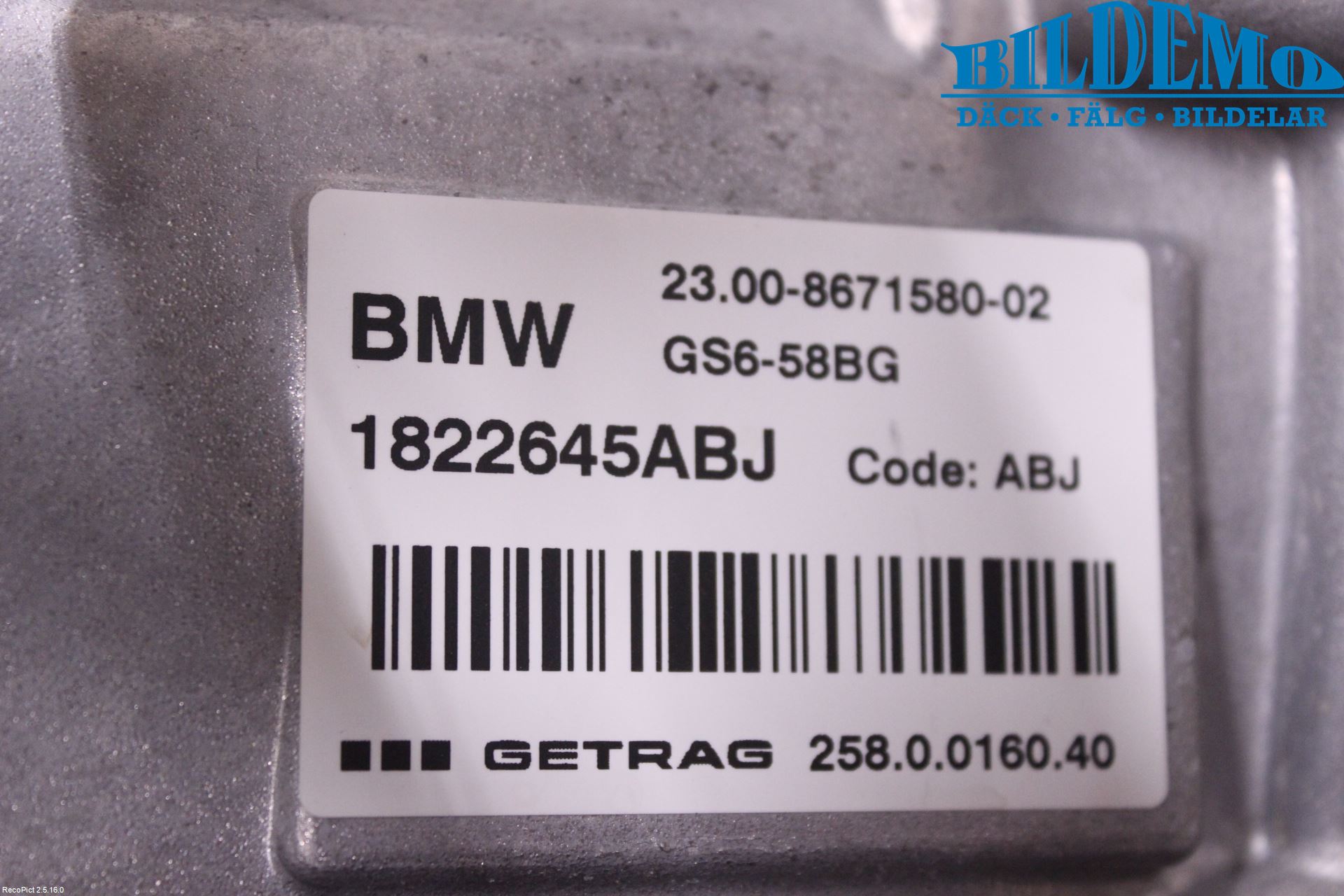 Mini ONE/COOPER 5DR F55 14-24 Gearkasse 6 Trinn