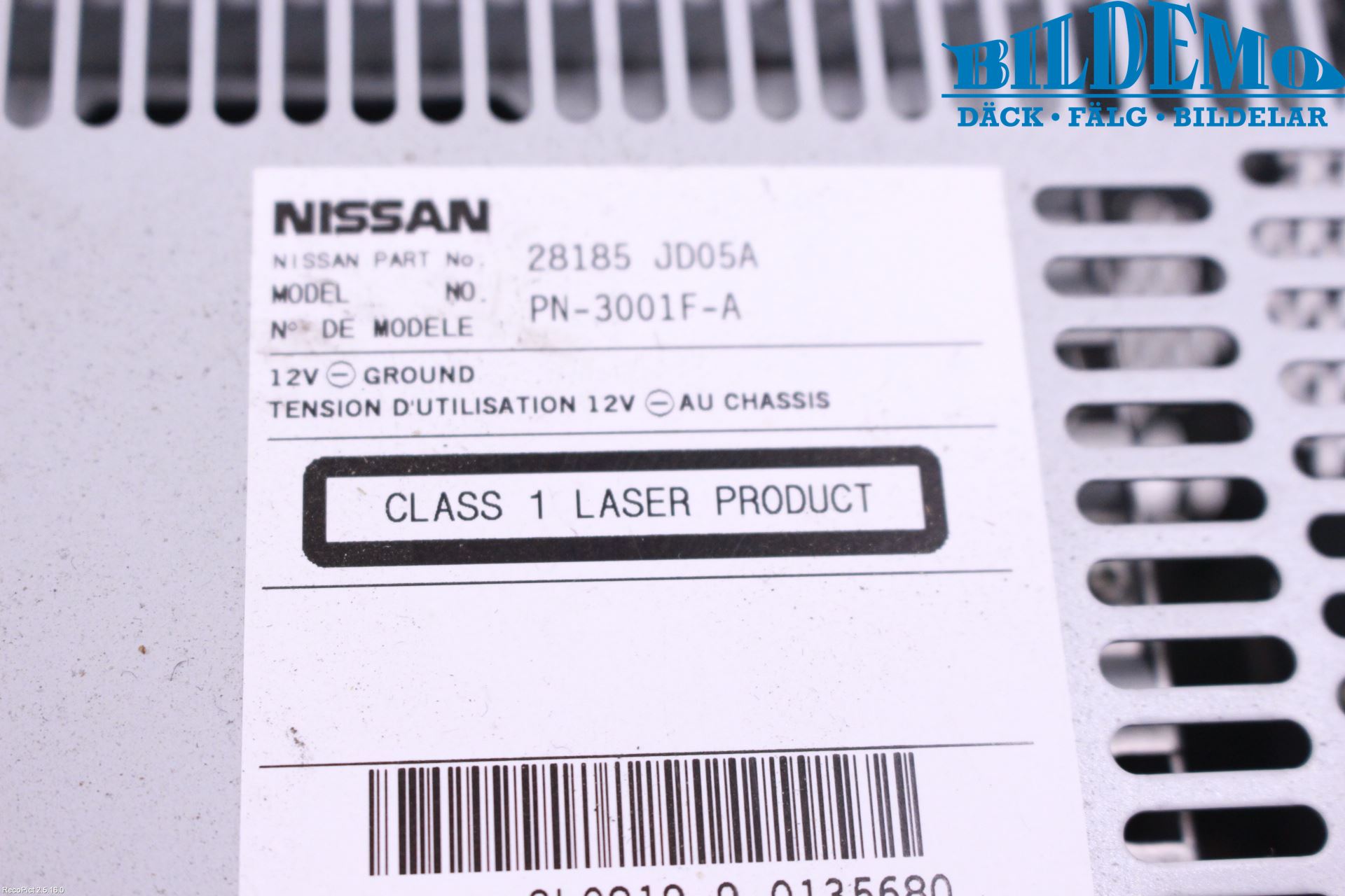 Nissan QASHQAI   07-10 Stereo Radio Med Cd