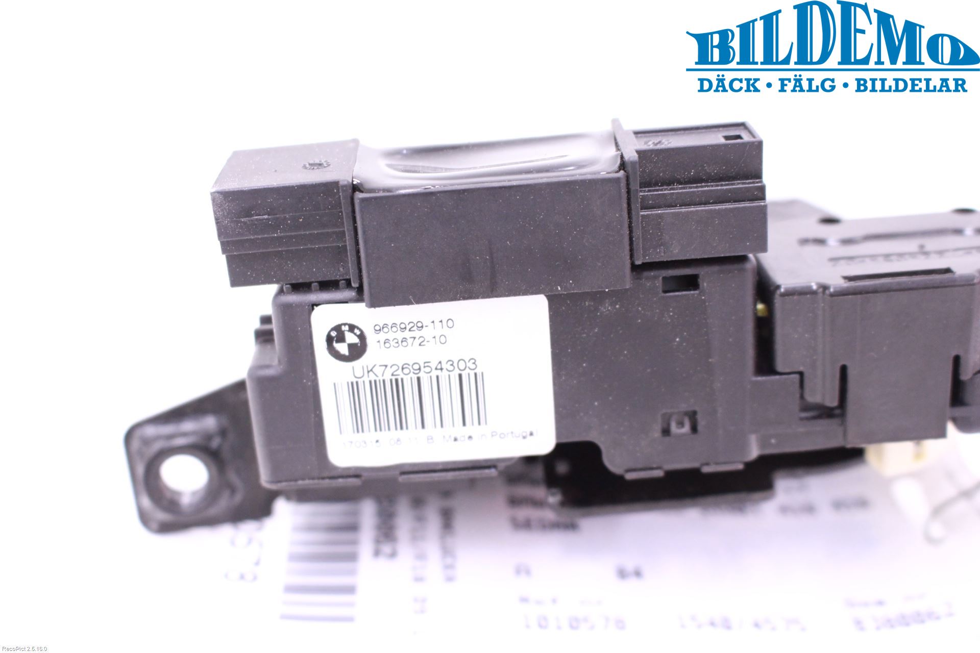 BMW 5 F10/F11/F18 09-17 Bakluke-Lokk Låsekasse