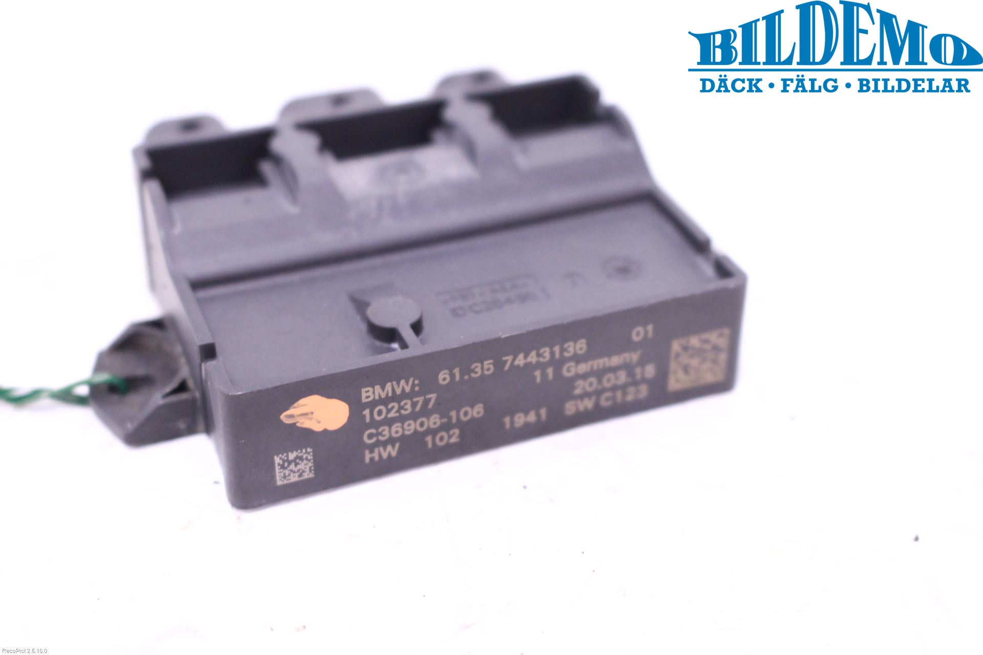 BMW 5 F10/F11/F18 09-17 Styreenhet Bakluke