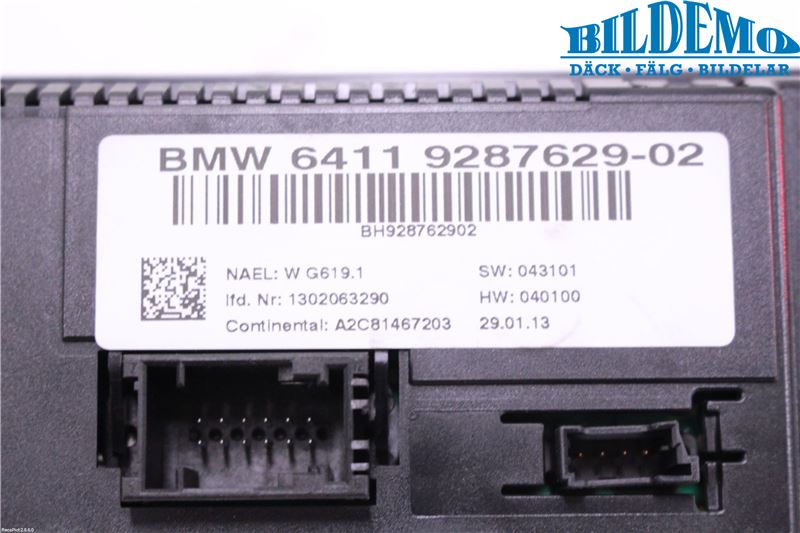 BMW X3 F25 10-17 Varme Ac Betjening-Display