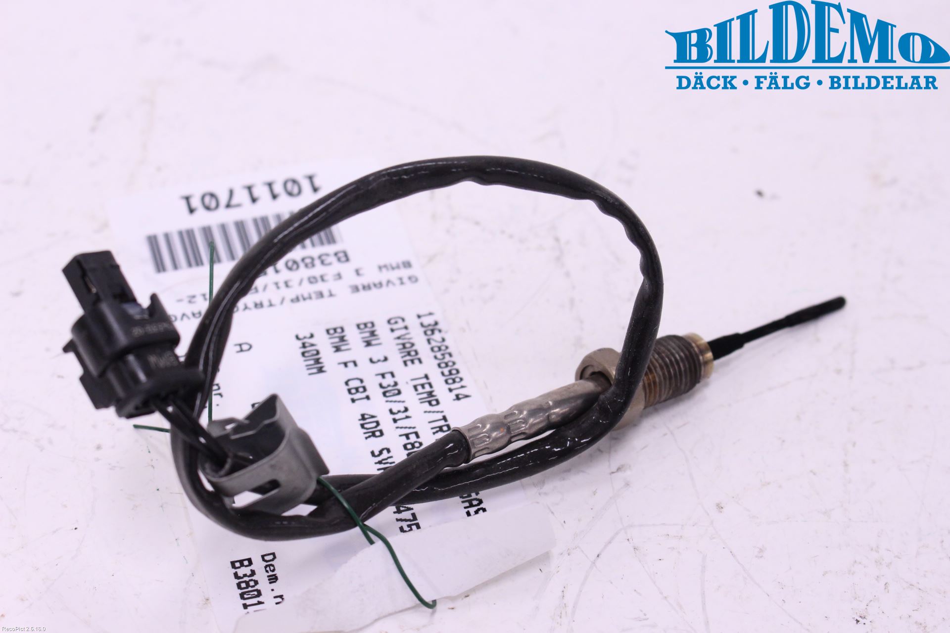BMW 3 F30/F31/F80 12-19 Sensor Temp-Trykk Avgass