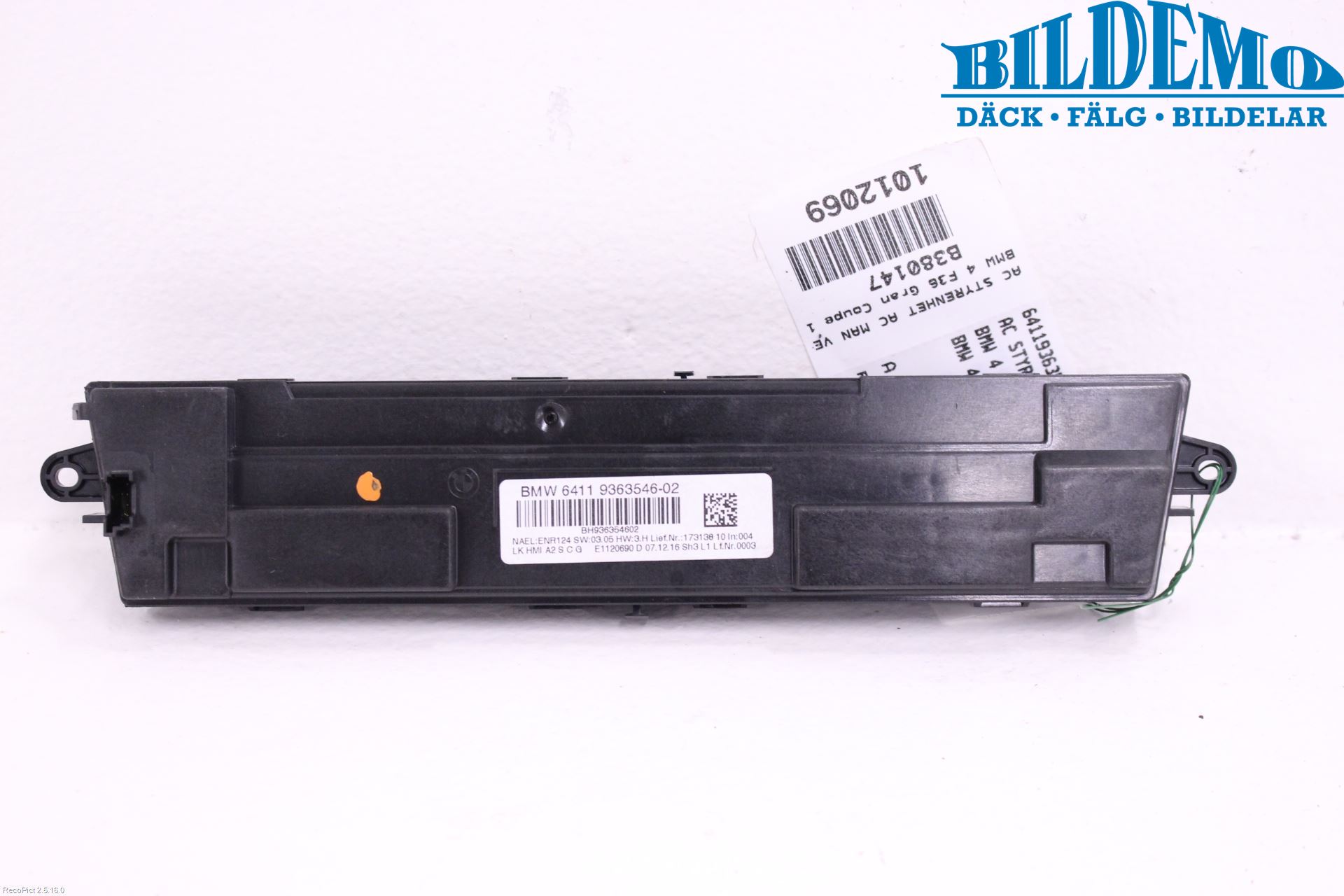 BMW 4 F36 Gran Coupé 14-20 Varme Ac Betjening-Display