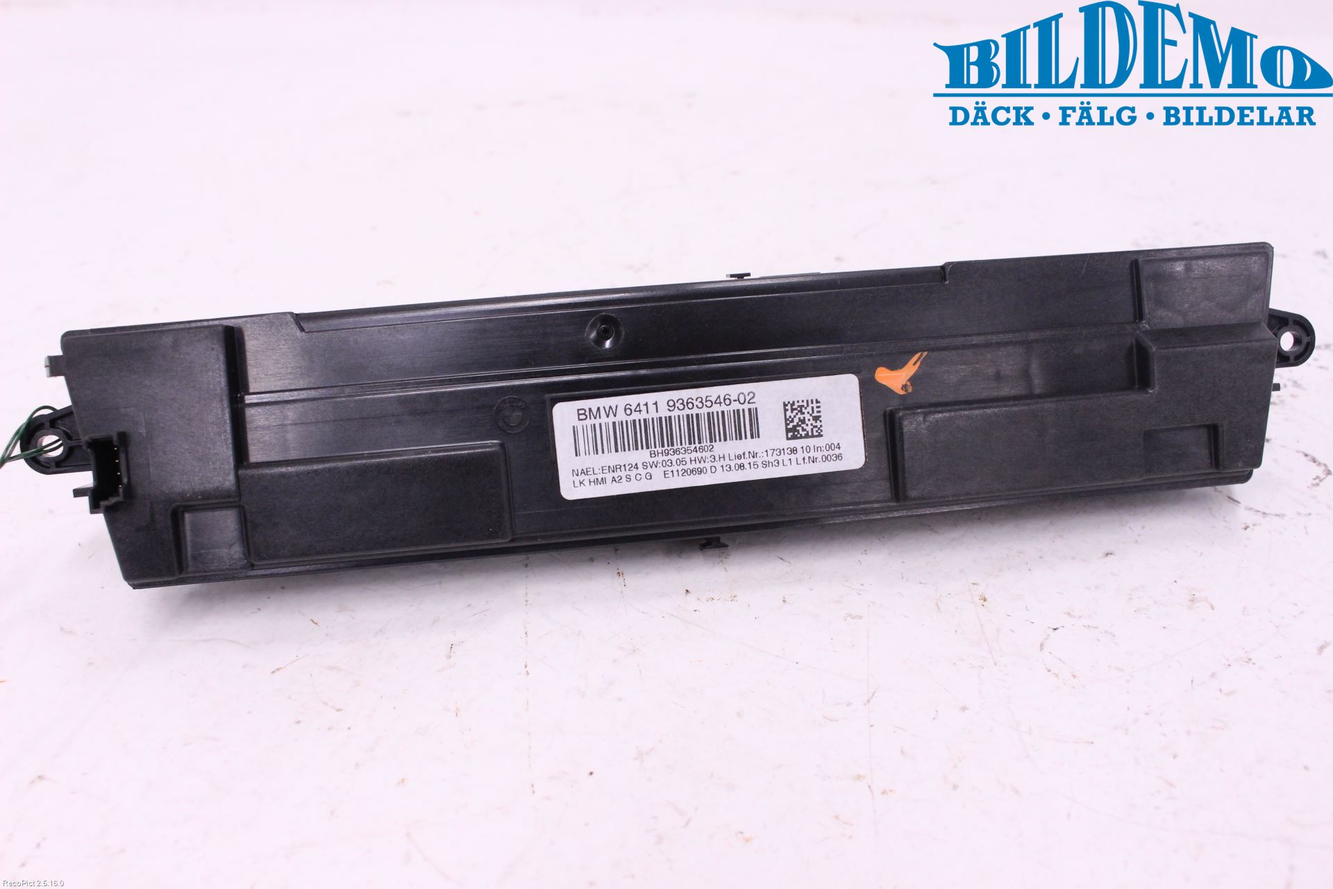 BMW 1 F20/F21 11-19 Varme Ac Betjening-Display