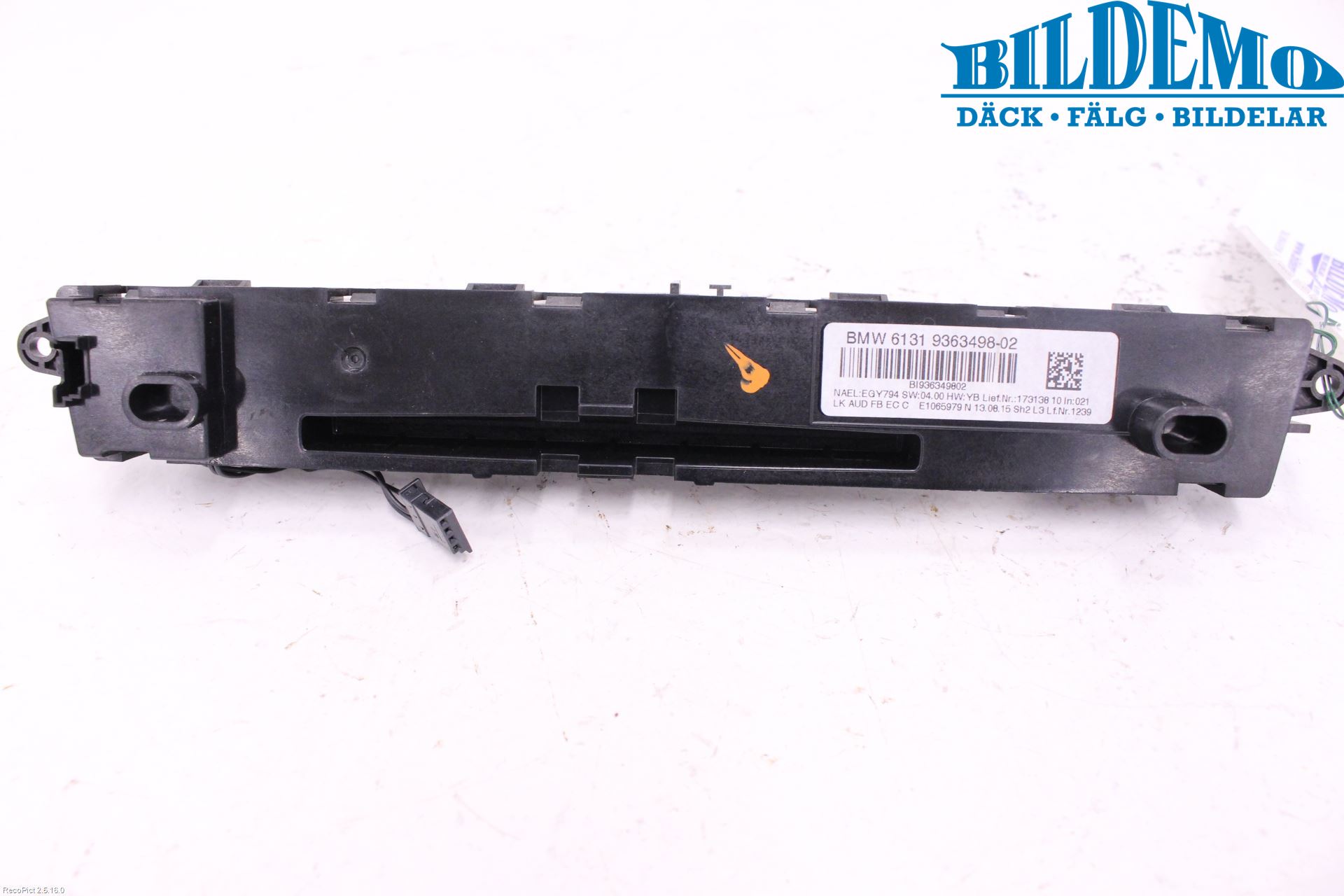 BMW 1 F20/F21 11-19 Stereo Radio Med Cd
