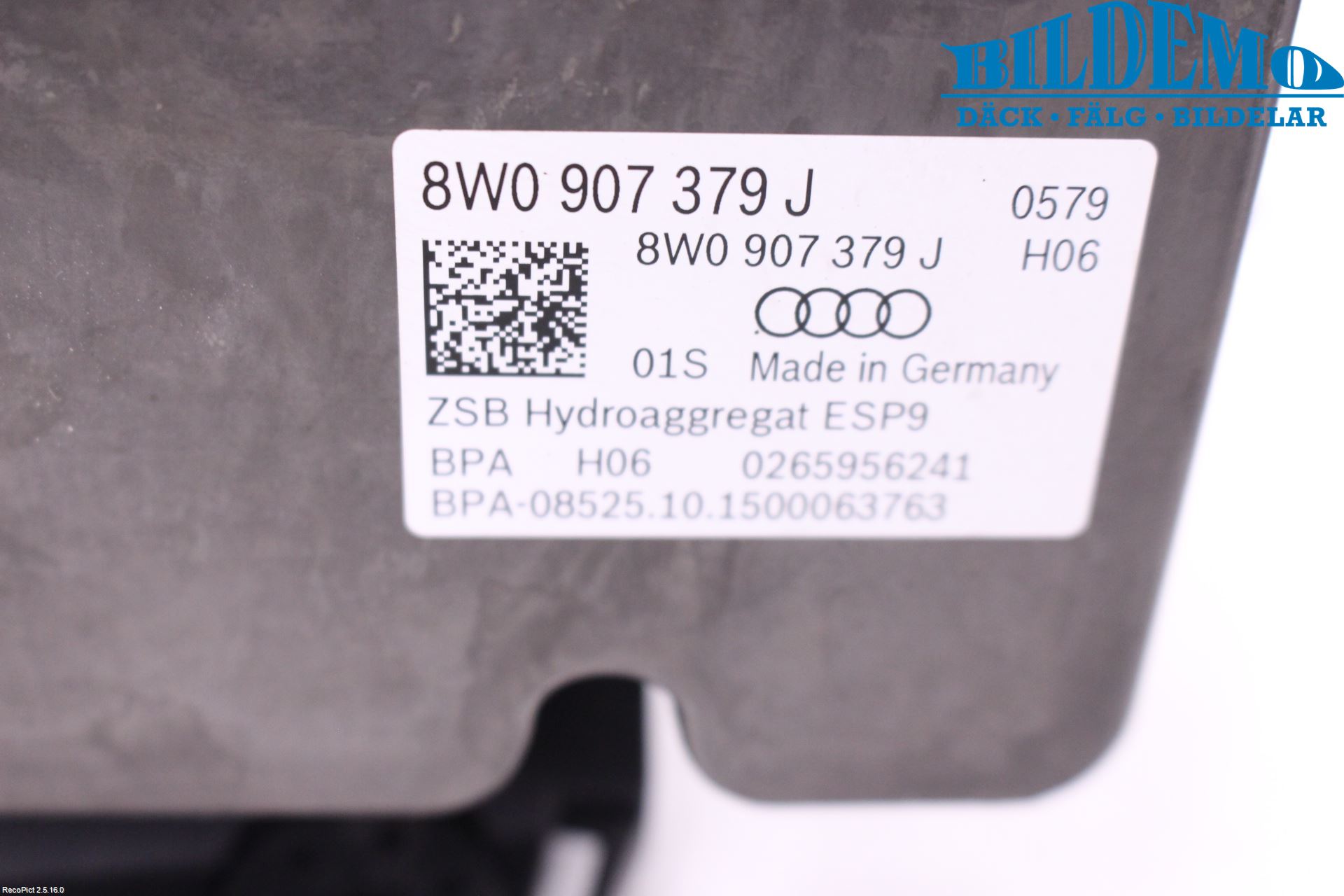 Audi A4/S4 B9 16-19 Abs Hydraulikkaggregat