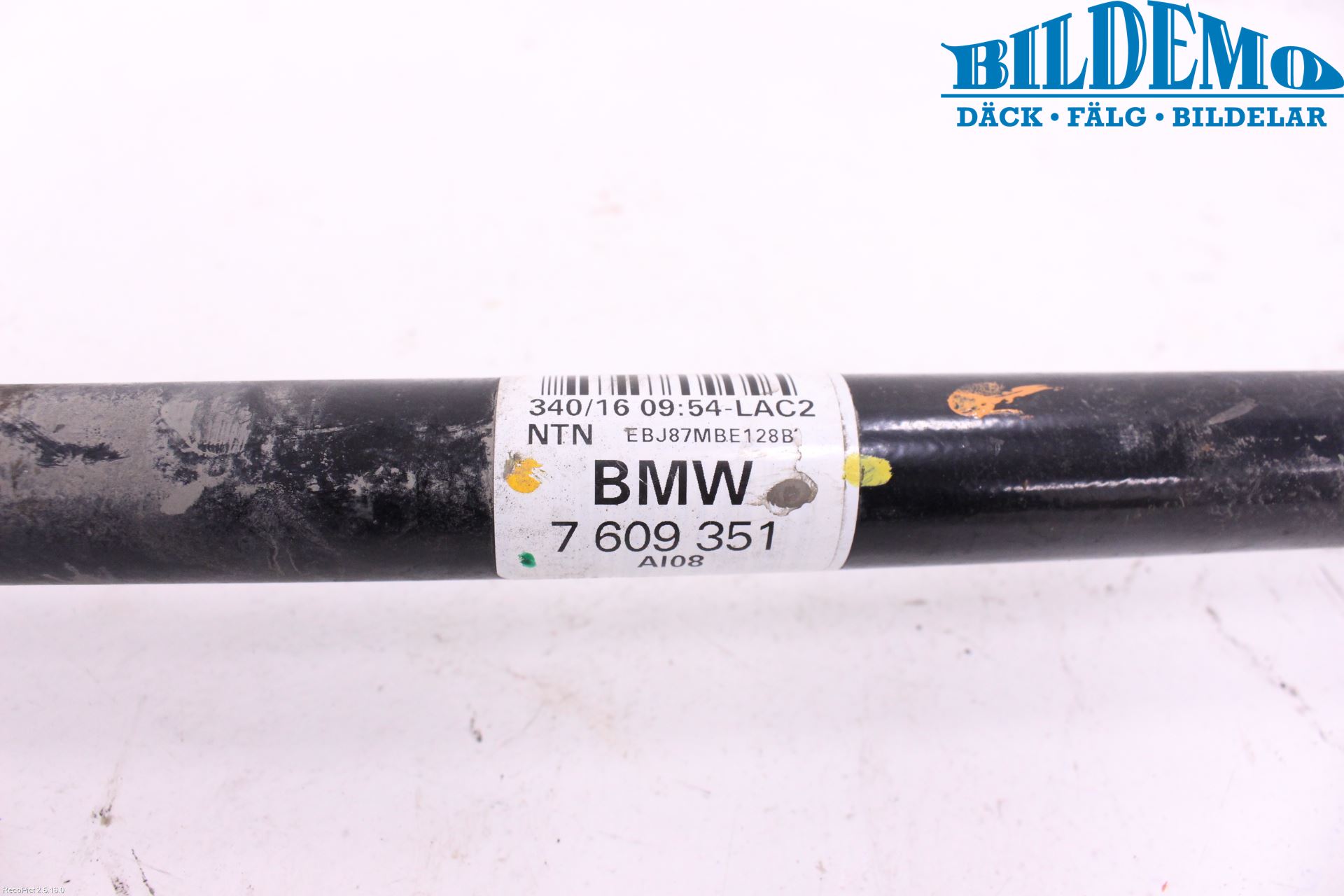 BMW 4 F36 Gran Coupé 14-20 Drivaksel Bak Kompl Venstre