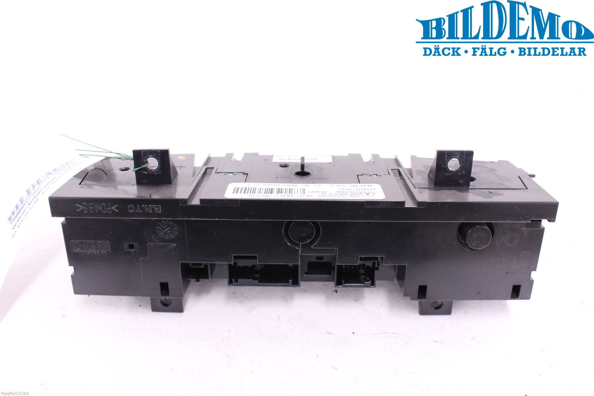 Mercedes-Benz MB SPRINTER (W906) 06-18 Varme Ac Betjening-Display