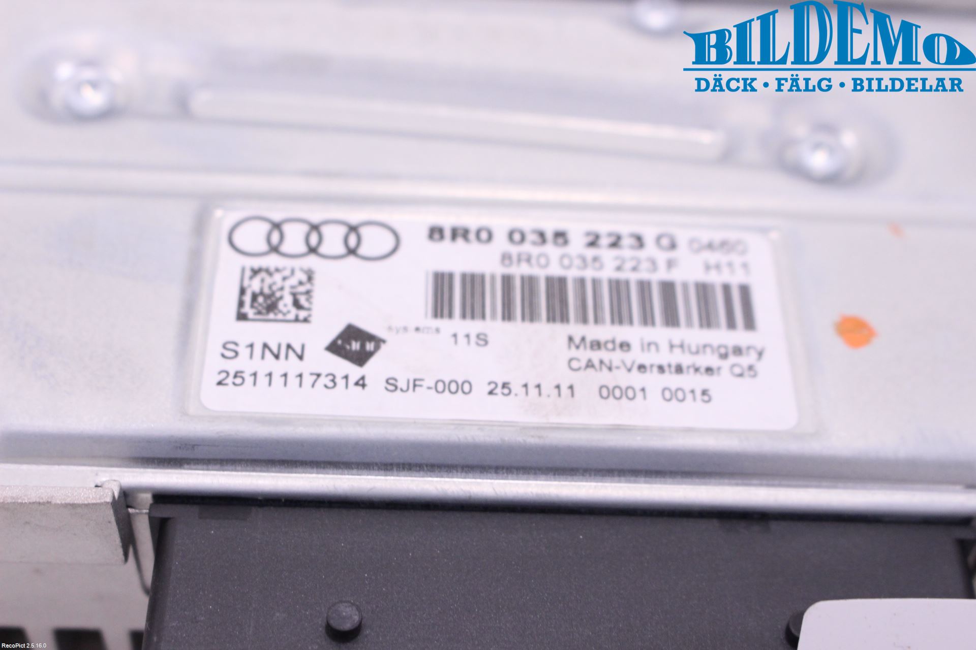 Audi A5 07-16 Stereo Forsterker