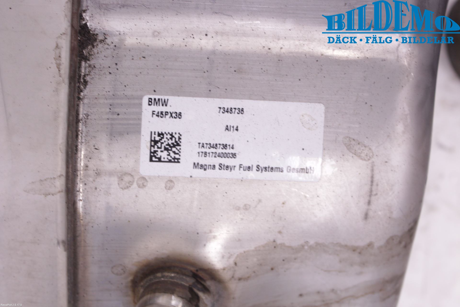 BMW 2 F45 Active Tourer 14-21 Drivstofftank Innsprøytning