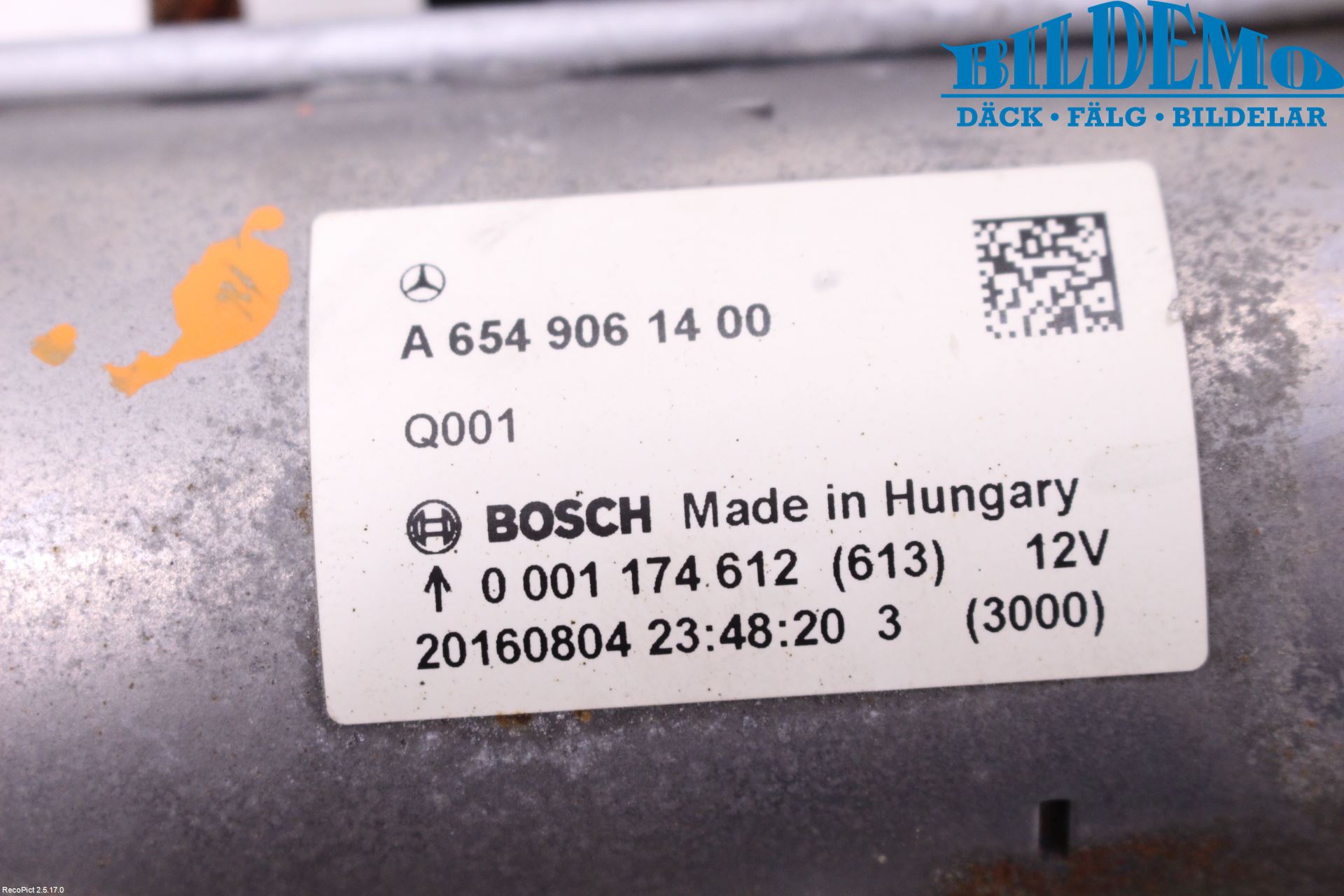 Mercedes-Benz MB E-KLASS (W213) 16-23 Startmotor Diesel
