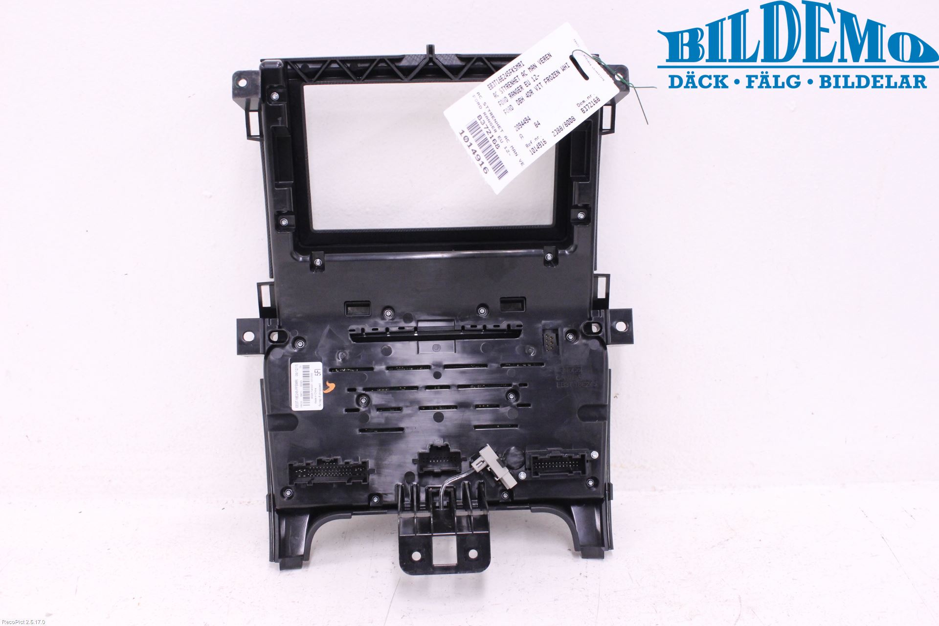 Ford RANGER EU 12-23 Varme Ac Betjening-Display
