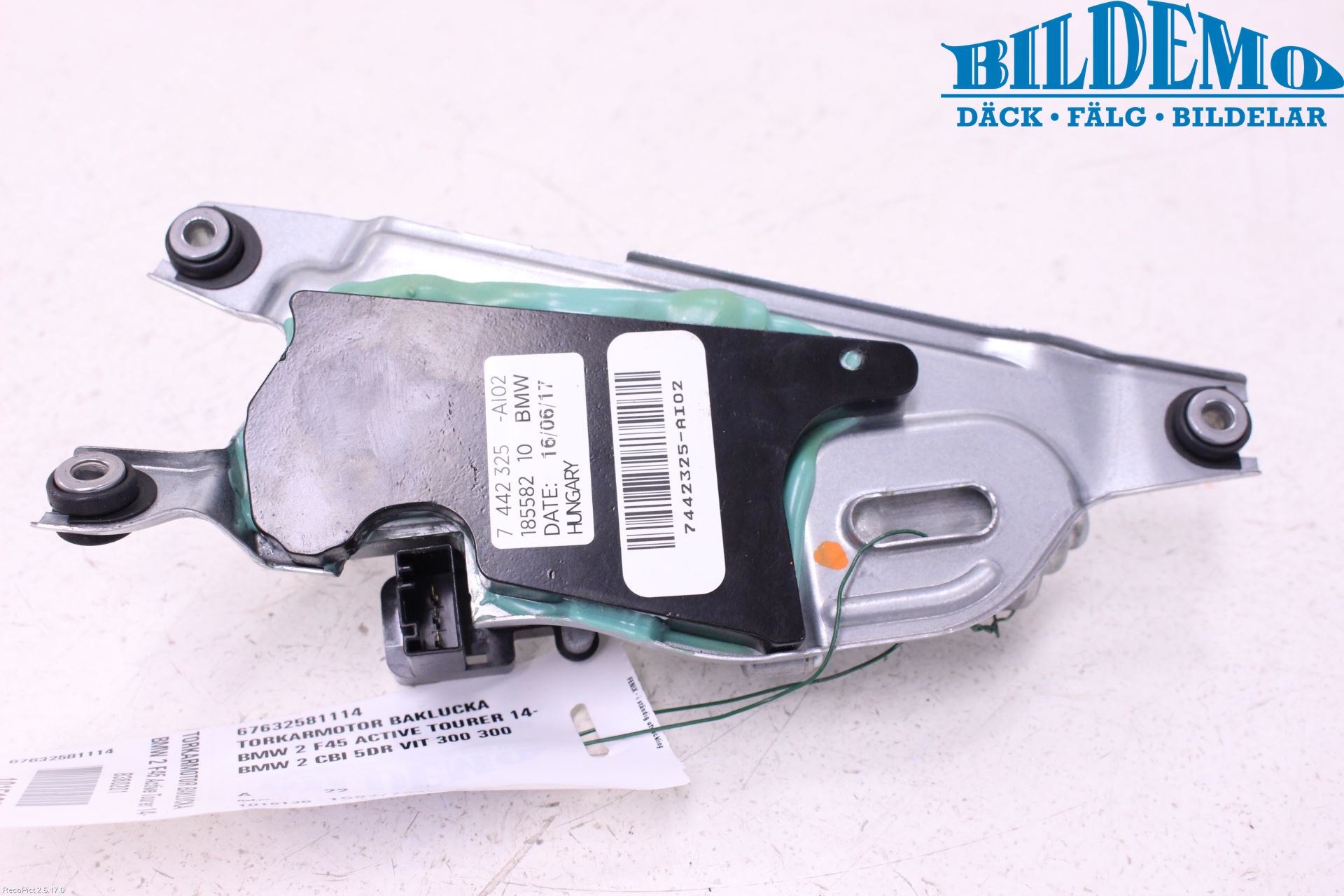 BMW 2 F45 Active Tourer 14-21 Viskermotor Bakluke