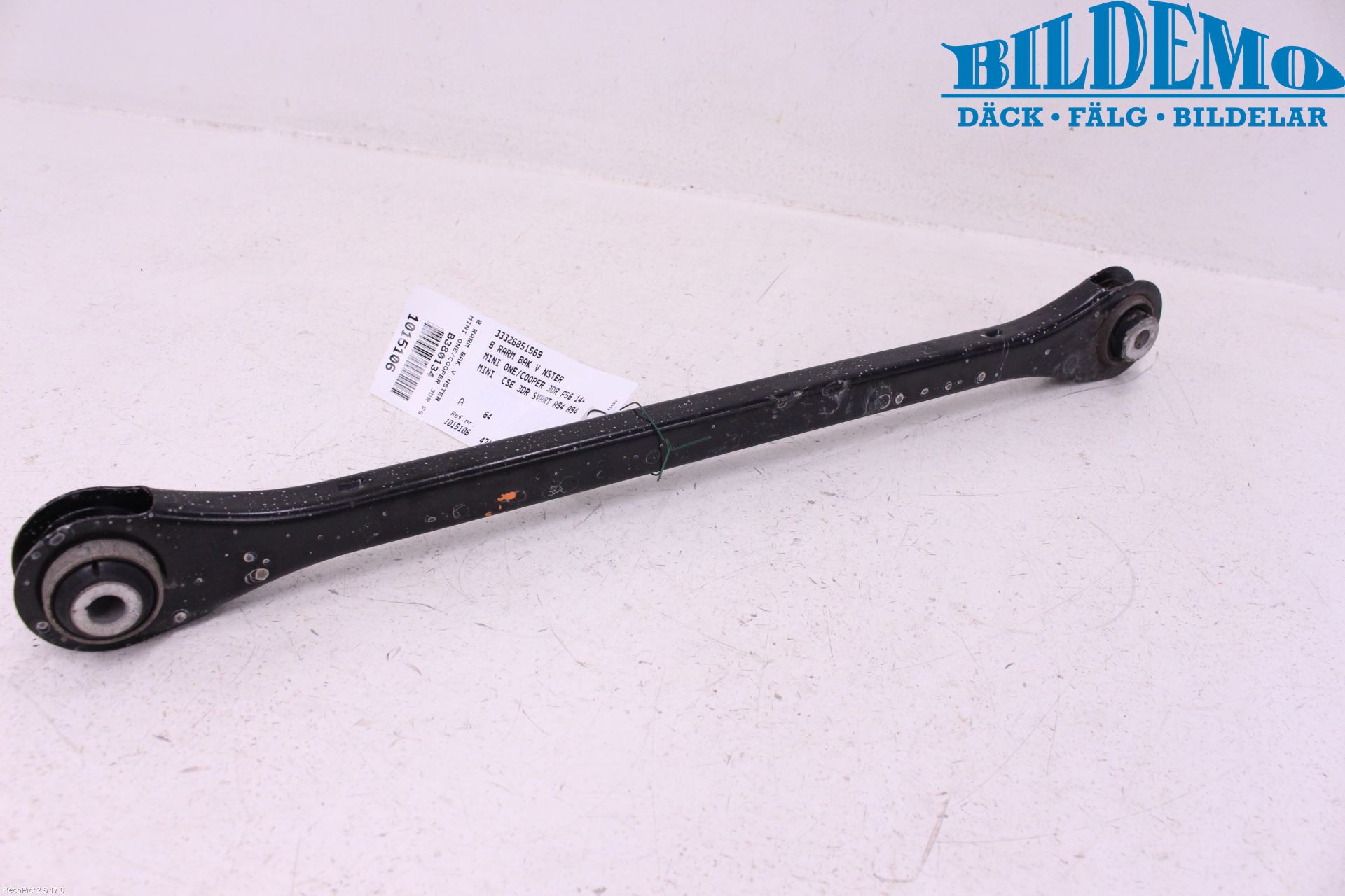 Mini ONE/COOPER 3DR F56 14-24 Bærearm Bak Venstre