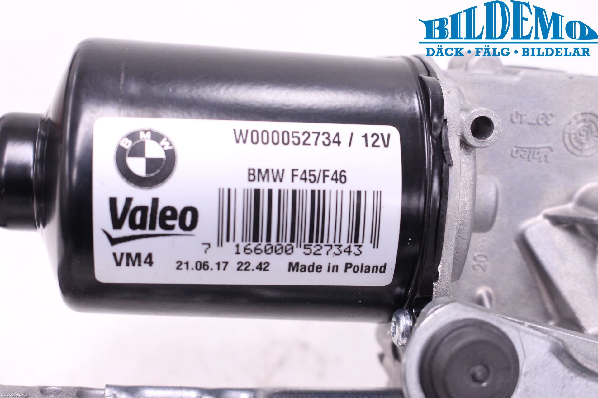 BMW 2 F45 Active Tourer 14-21 Viskeroverføring Frontrute
