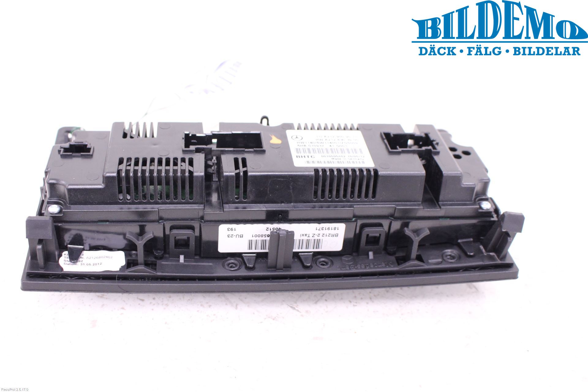 Mercedes-Benz MB E-KLASS (W212) 09-16 Varme Ac Betjening-Display