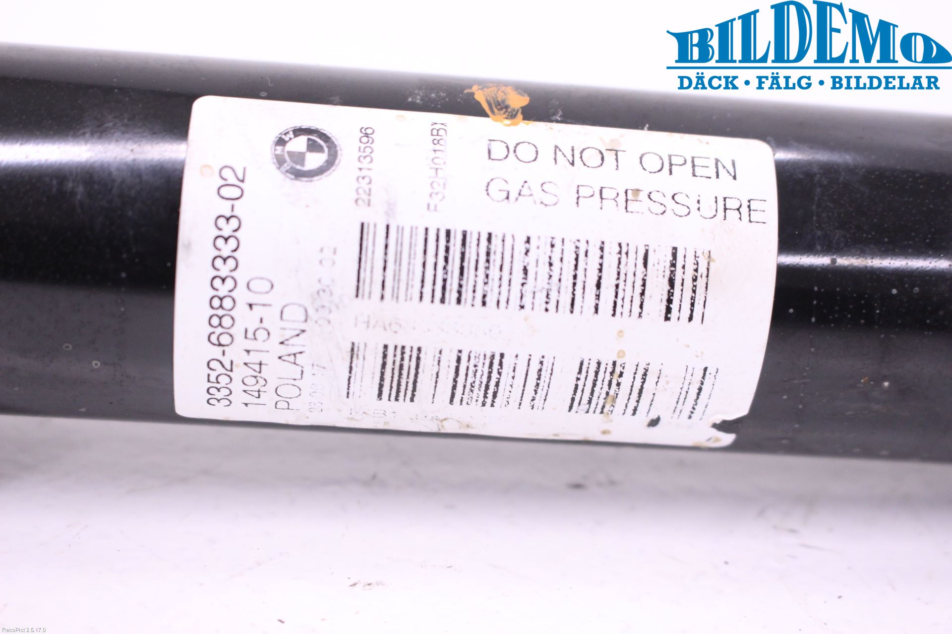 BMW 4 F32/F33/F82/F83 13-20 Støtdemper Bak