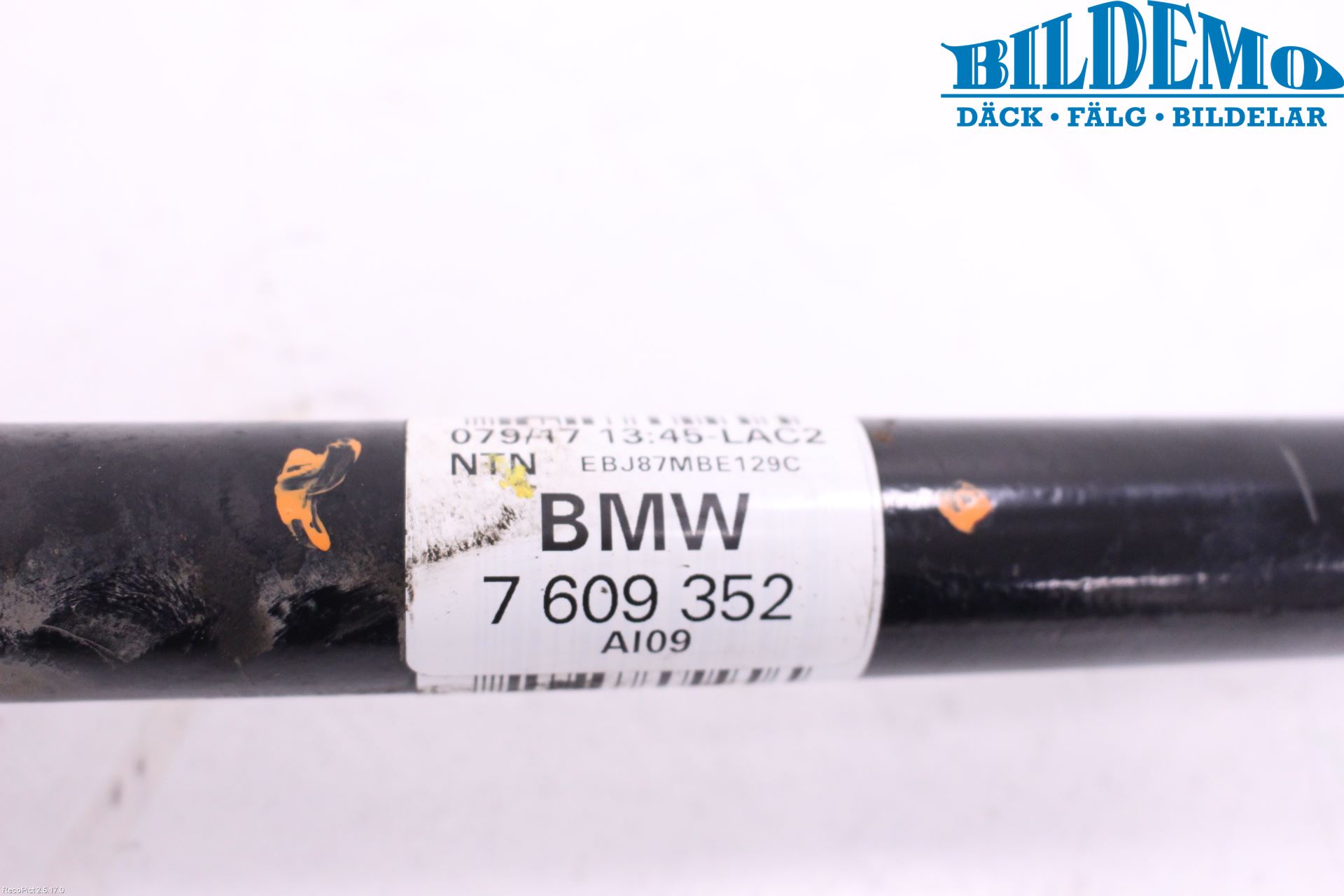 BMW 1 F20/F21 11-19 Drivaksel Bak Kompl Høyre