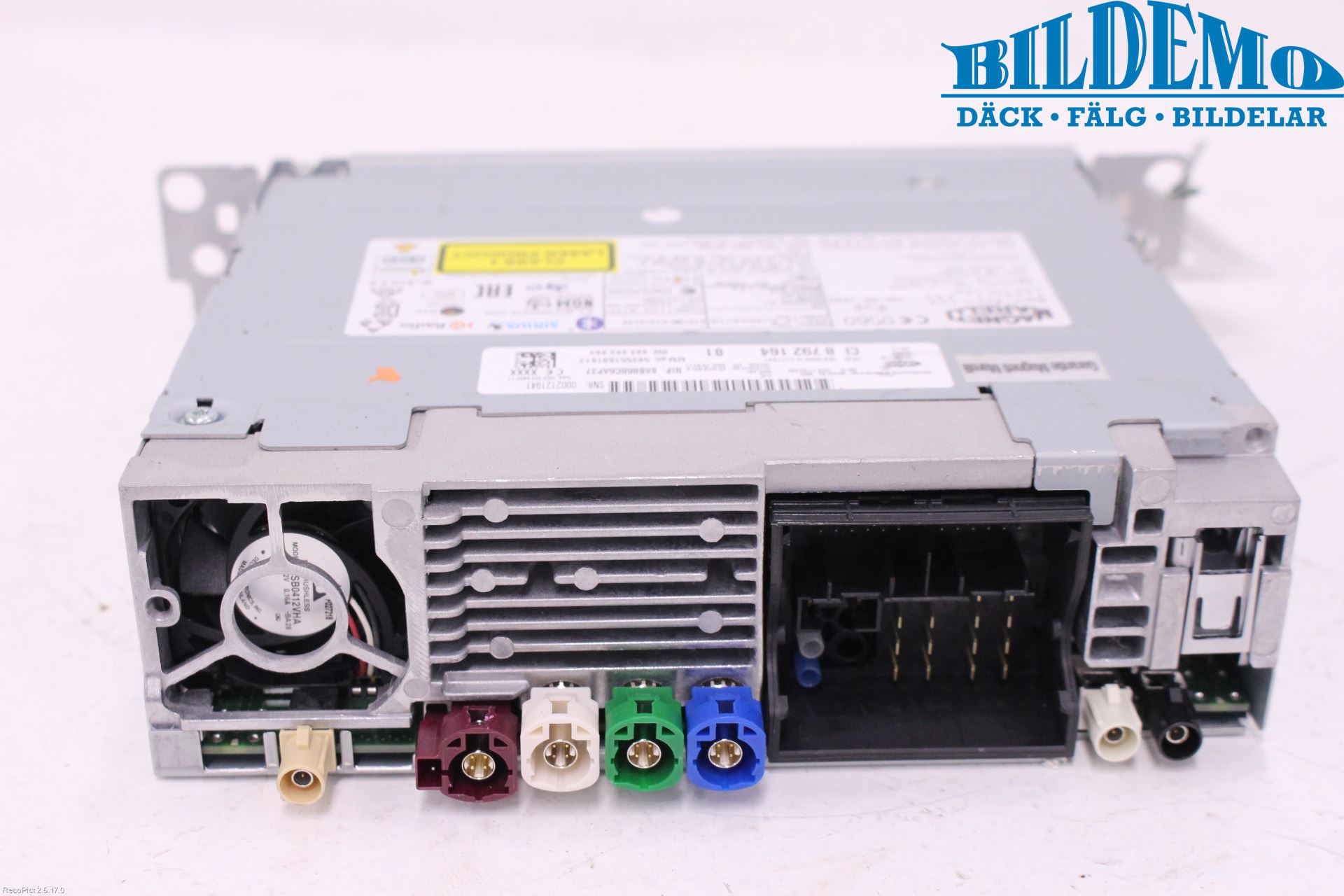 BMW 1 F20/F21 11-19 Stereo Radio Med Cd