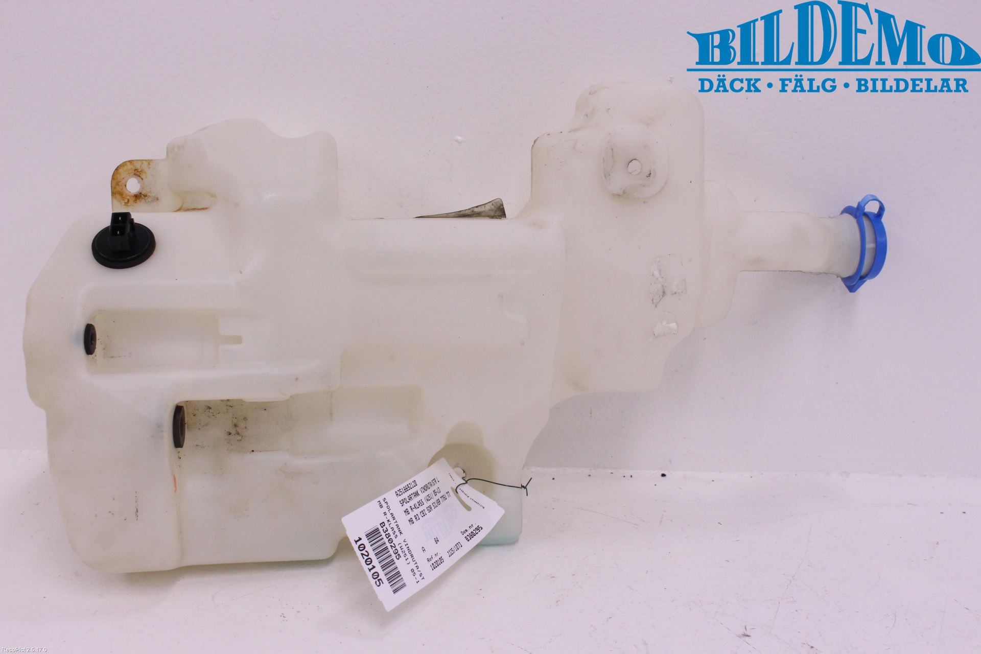 Mercedes-Benz MB R-KLASS (W251) 05-13 Spylerbeholder Frontrute-Lykte