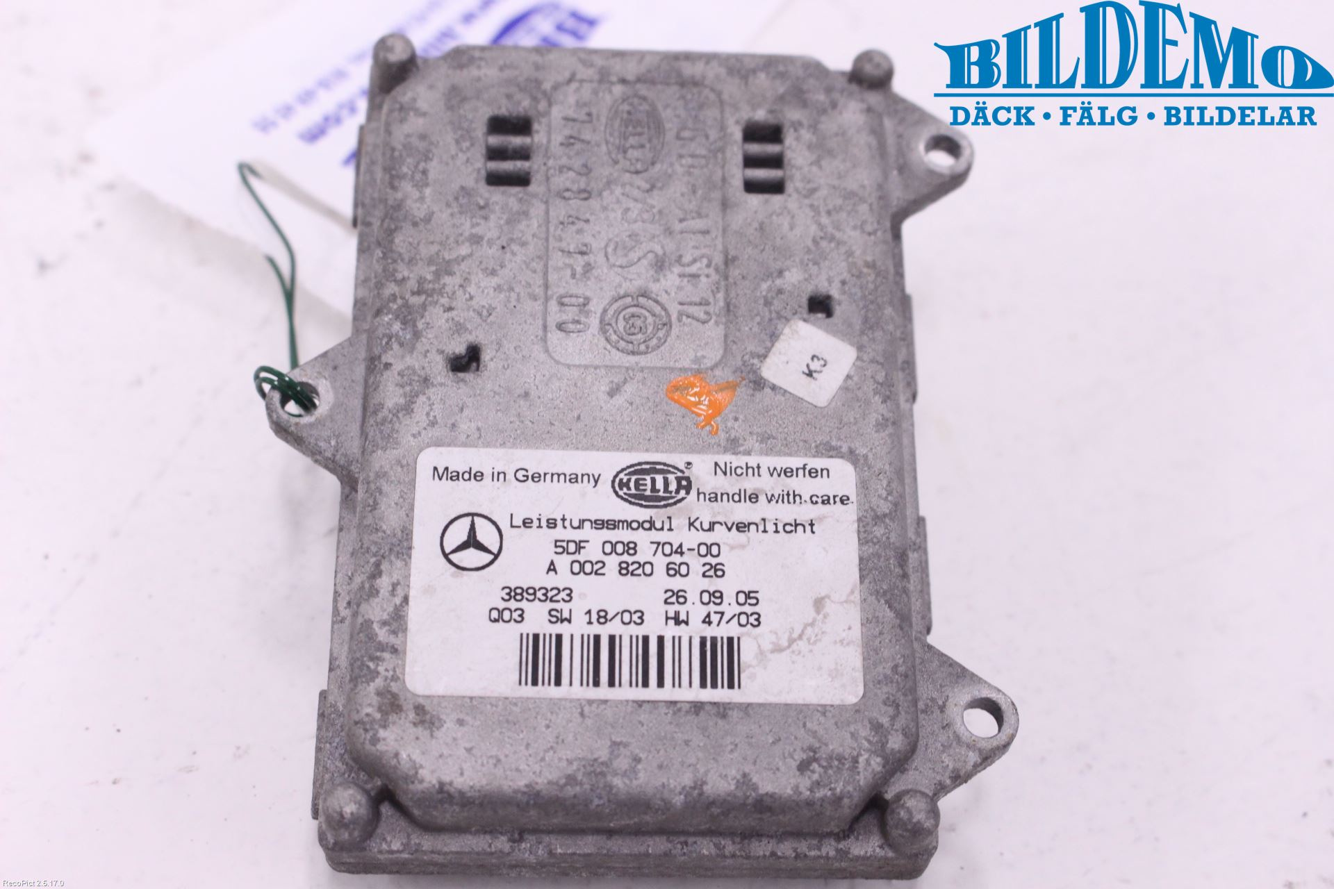 Mercedes-Benz MB R-KLASS (W251) 05-13 Styreenhet Xenon