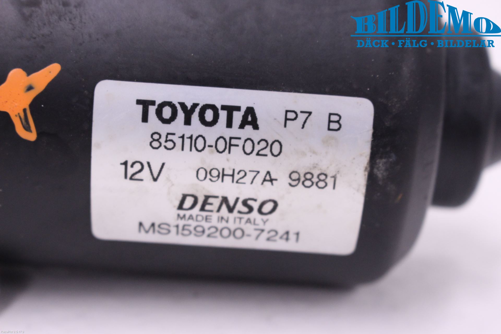 Toyota COROLLA VERSO 04-07 Viskermotor Frontrute