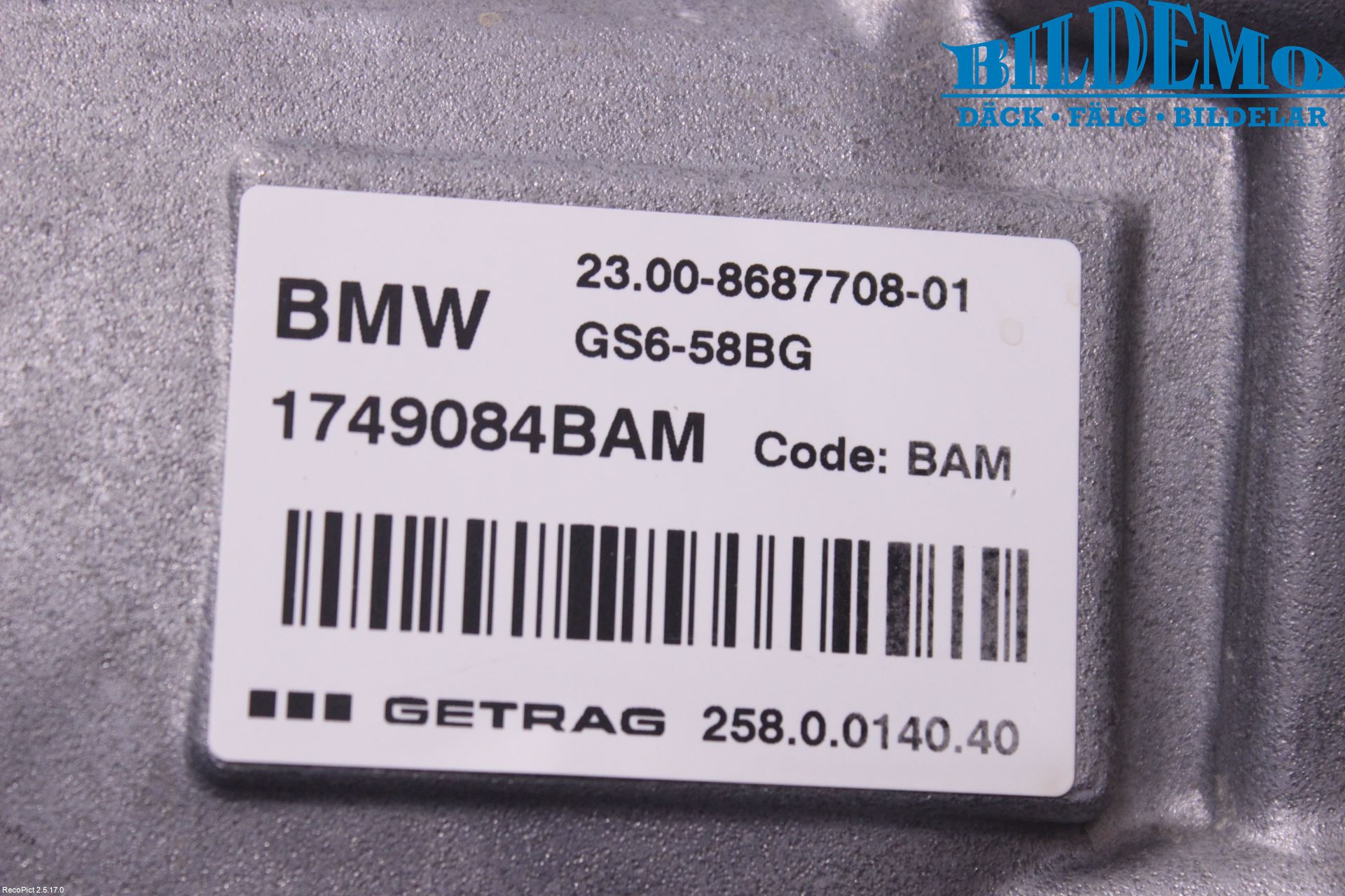 Mini ONE/COOPER 5DR F55 14-24 Gearkasse 6 Trinn