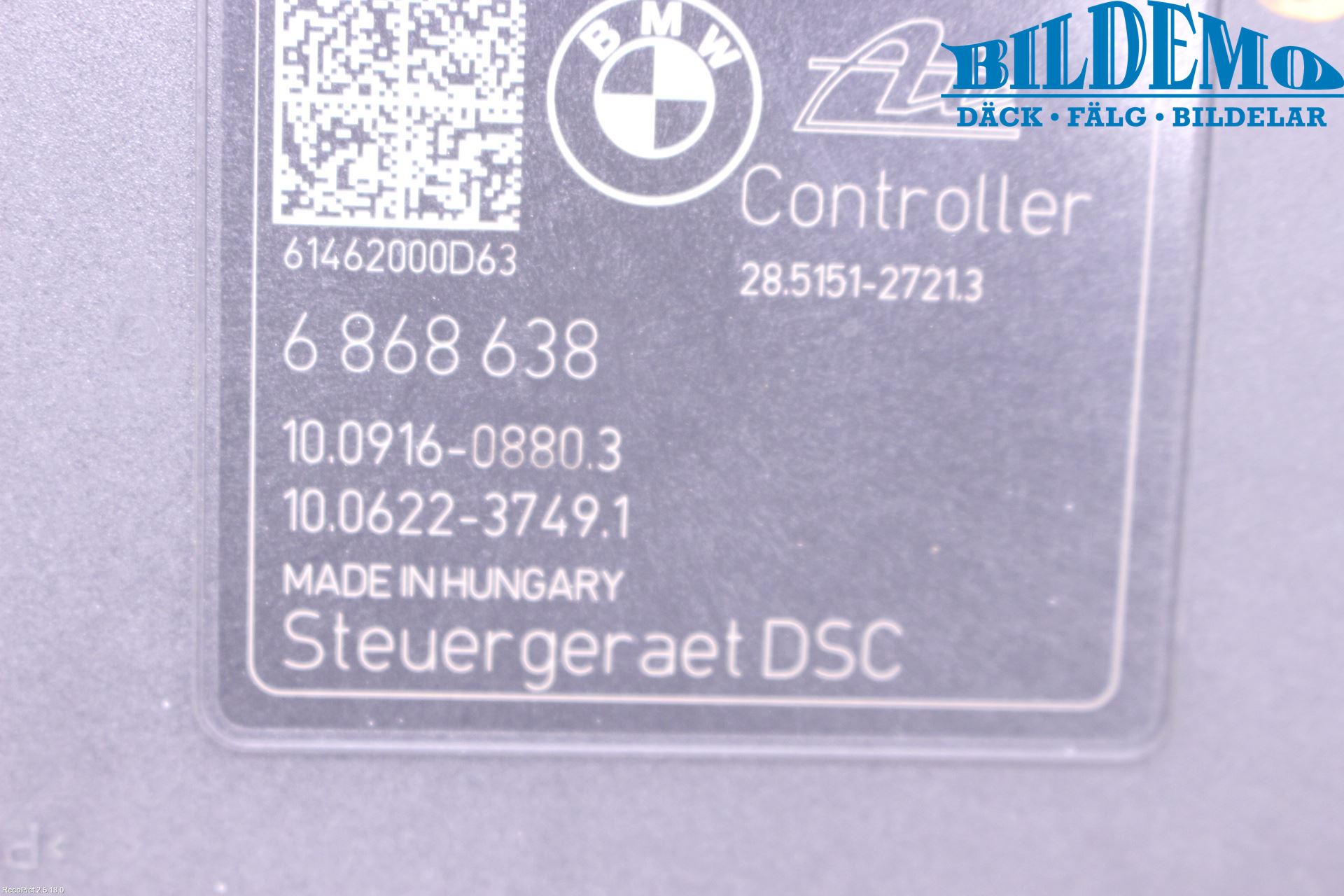 BMW 2 F22/F23/F87 Coupé/Cab 13-21 Abs Hydraulikkaggregat