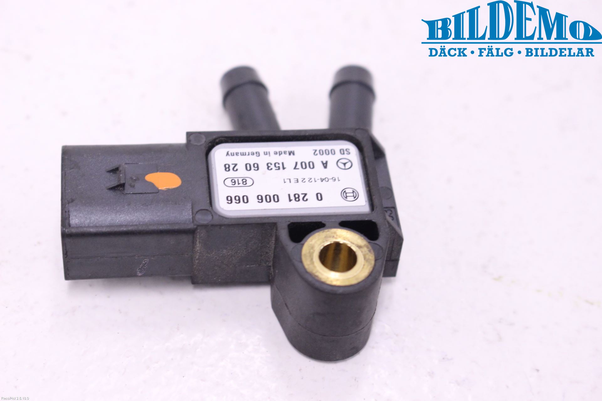 Mercedes-Benz MB A-KLASS (W176) 13-18 Sensor Temp-Trykk Avgass