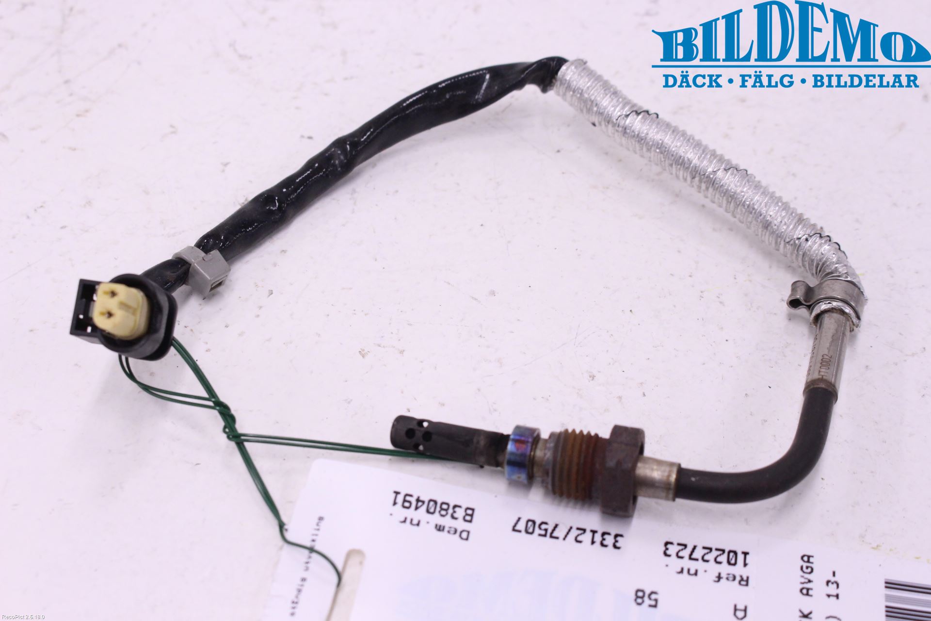Mercedes-Benz MB A-KLASS (W176) 13-18 Sensor Temp-Trykk Avgass