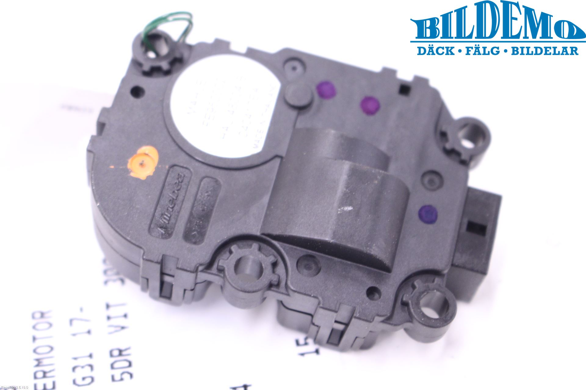 BMW 5 G30/G31/F90 17-23 Varme Regulering Motor