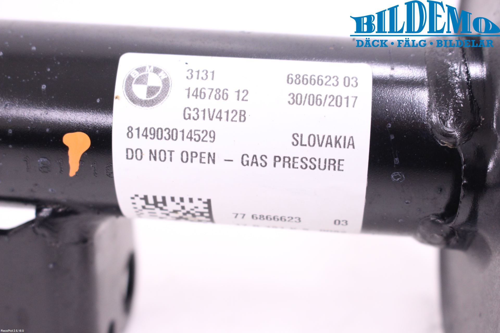 BMW 5 G30/G31/F90 17-23 Fjærbein Foran Venstre