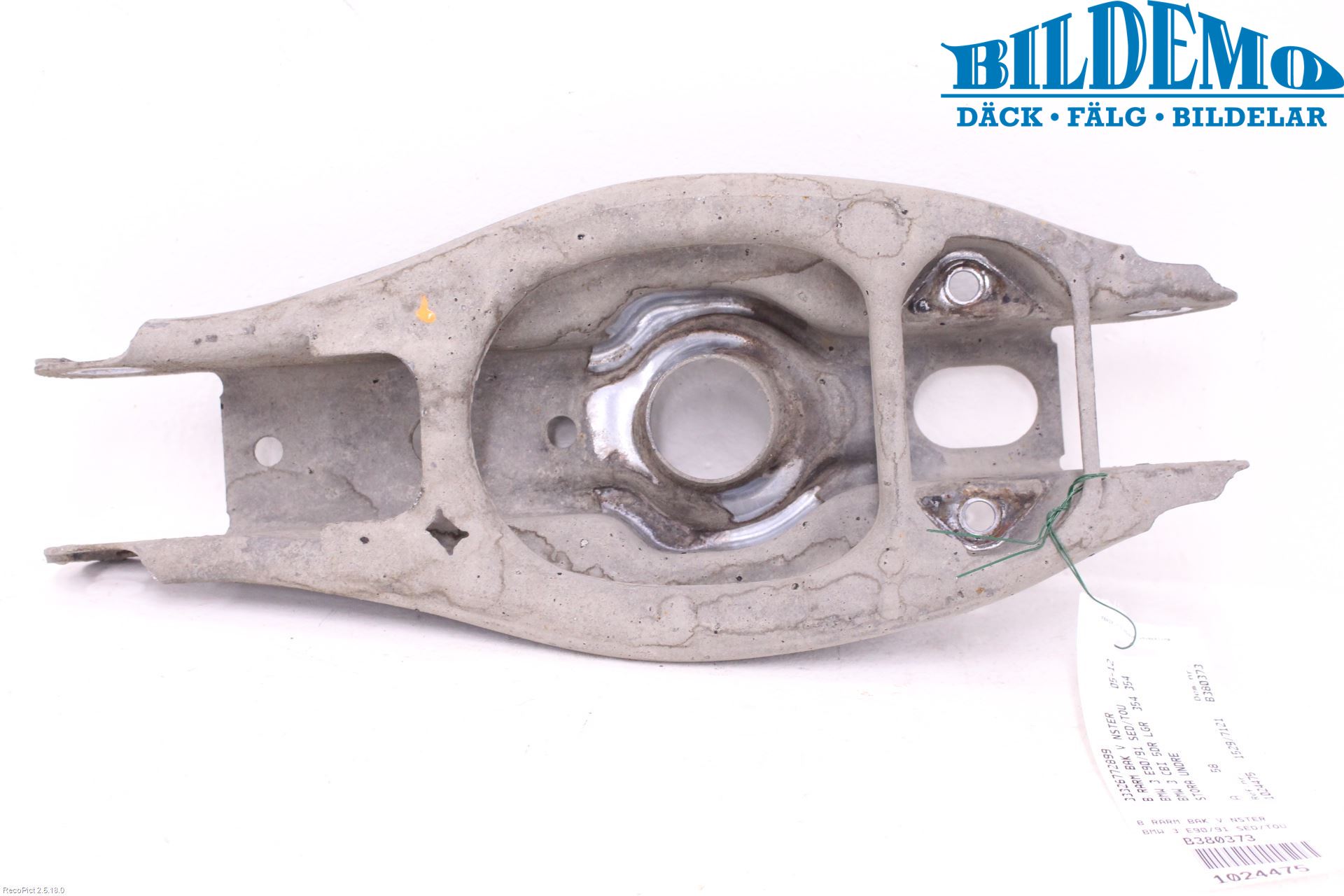 BMW 3 E90/91 SED/TOU 05-12 Bærearm Bak Venstre