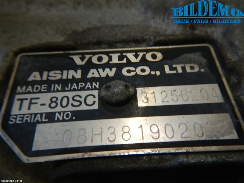 Volvo V70 08-13 Gearkasse Automat
