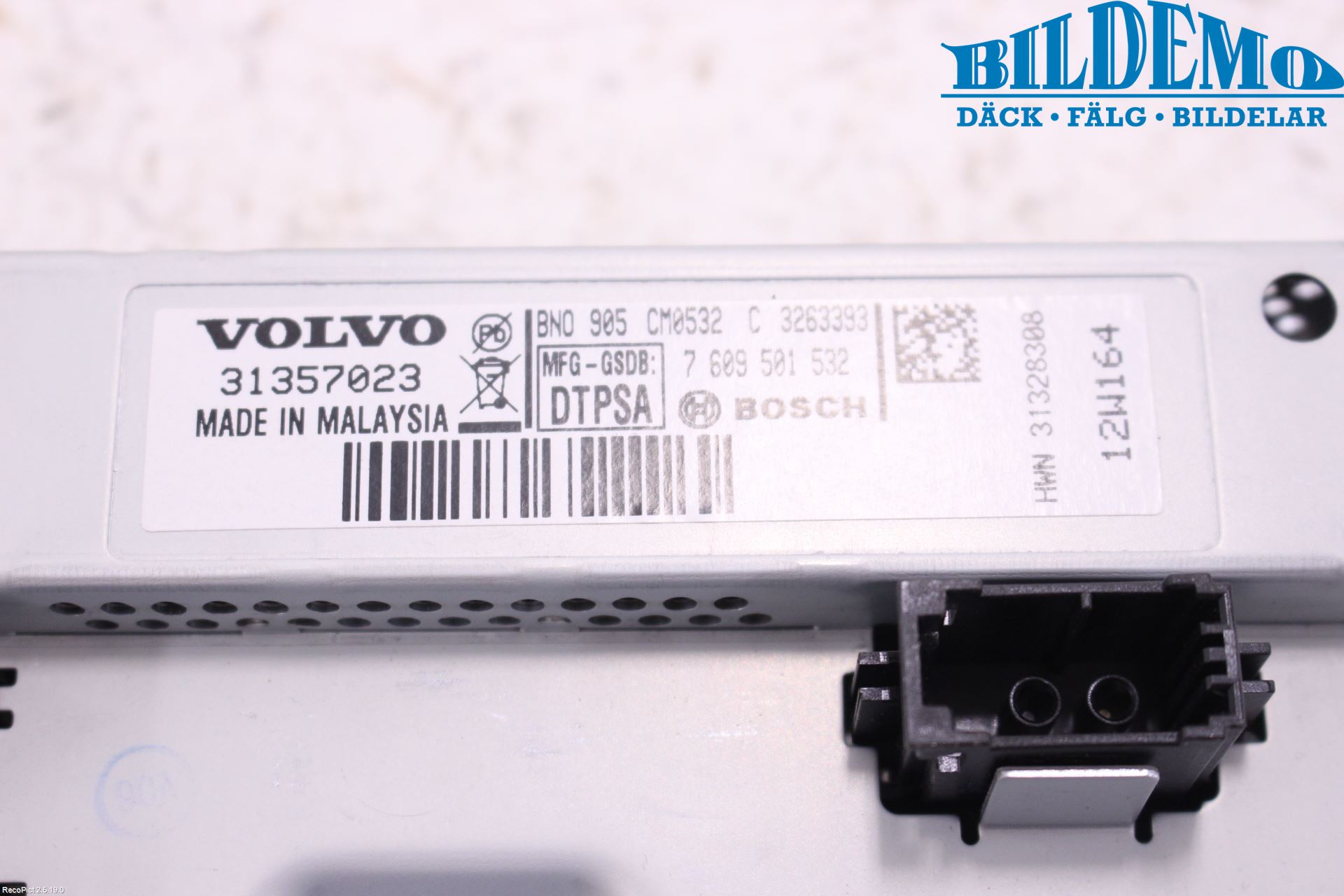 Volvo XC60 09-13 Kjørecomputer