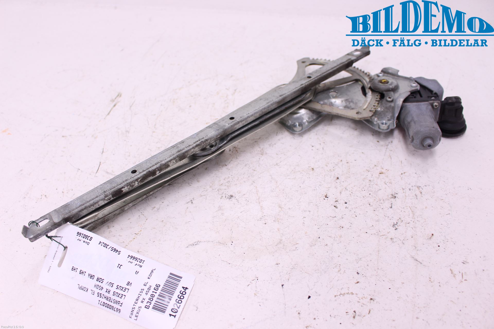 Lexus RX AL10 09-15 Vindusheis El Komp