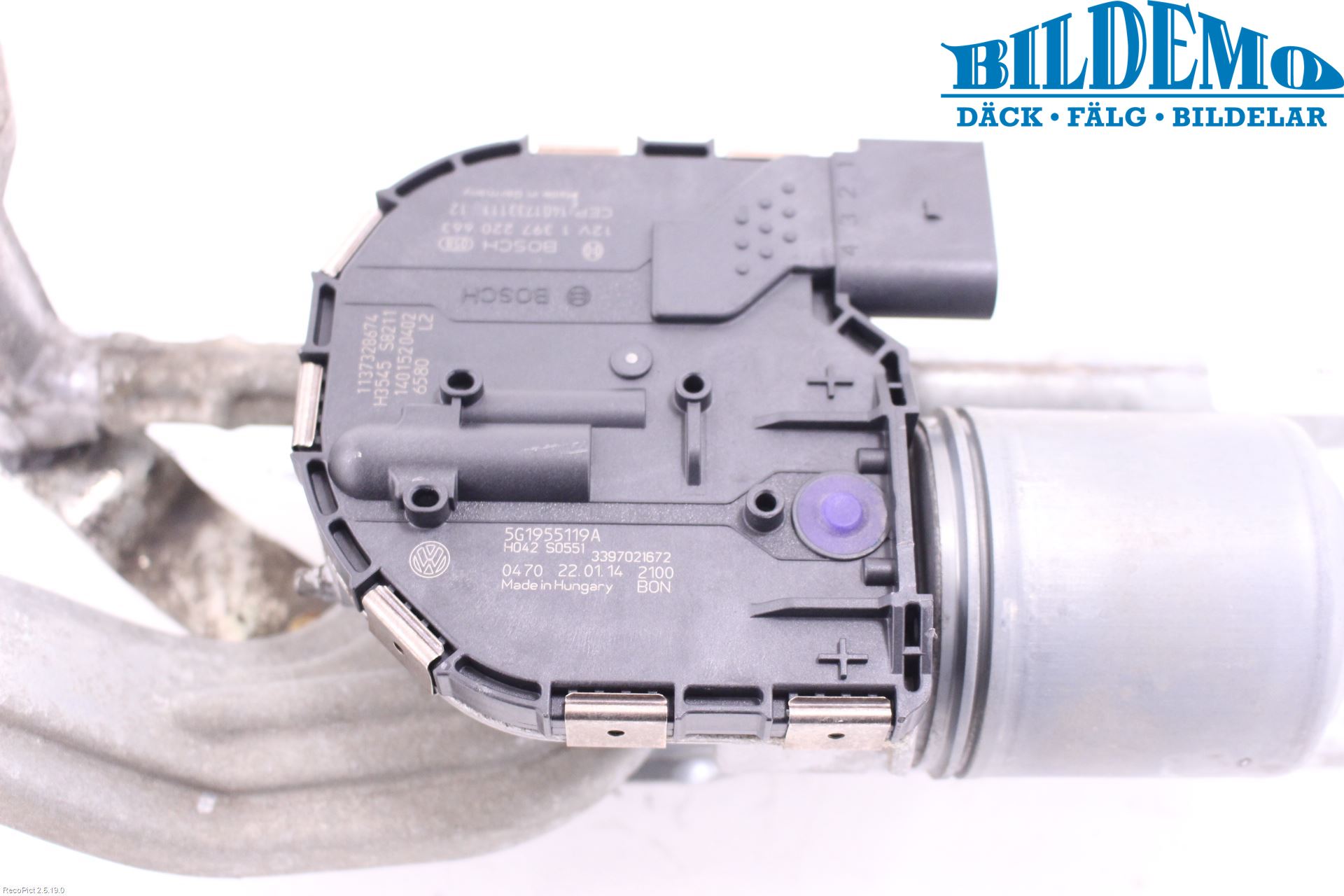 Volkswagen VW GOLF / E-GOLF VII 13-20 Viskermotor Frontrute
