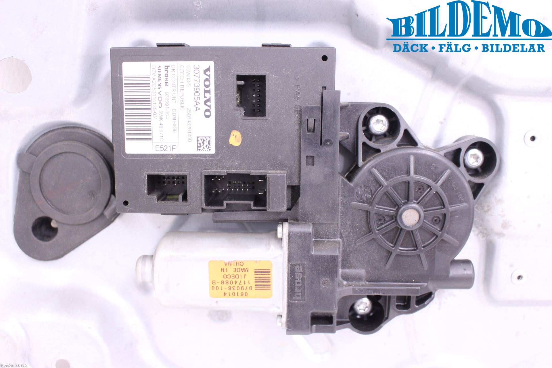Volvo C30 07-10 Vindusheis El Komp