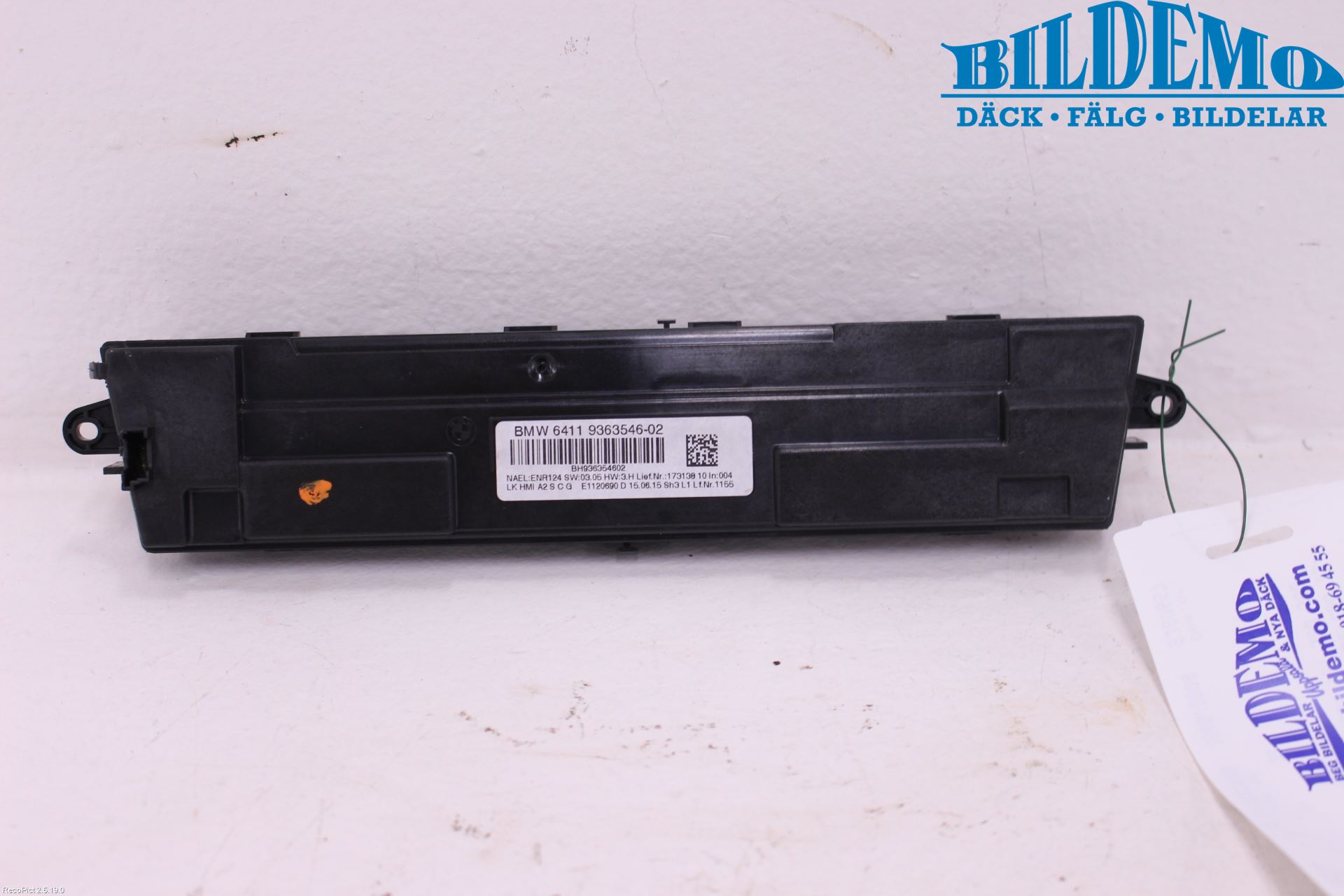BMW 2 F22/F23/F87 Coupé/Cab 13-21 Varme Ac Betjening-Display