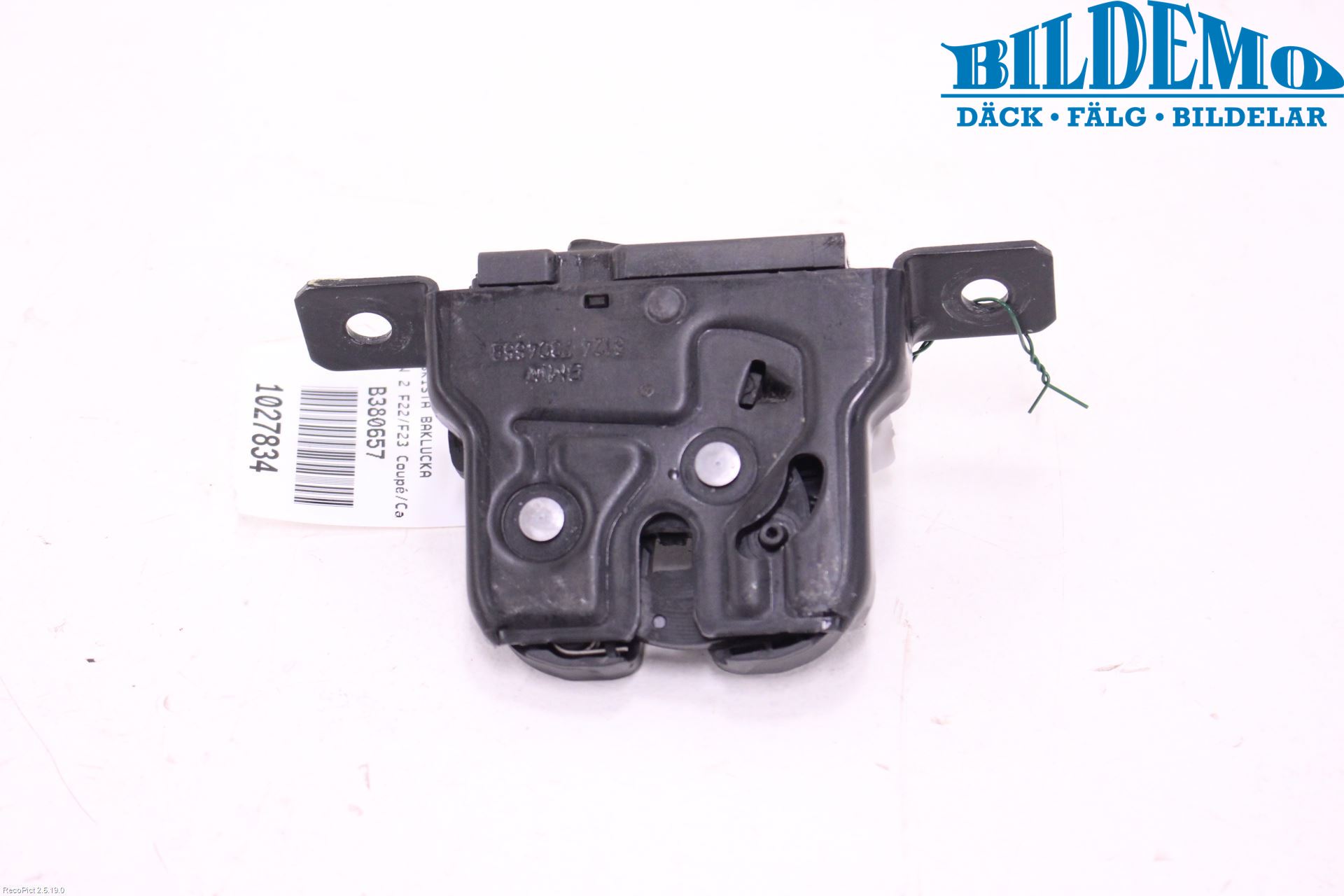 BMW 2 F22/F23/F87 Coupé/Cab 13-21 Bakluke-Lokk Låsekasse