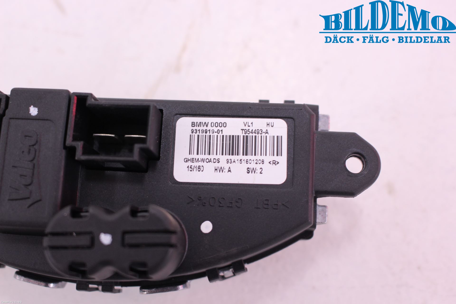 BMW 2 F22/F23/F87 Coupé/Cab 13-21 Varmeapparat Viftemotstand