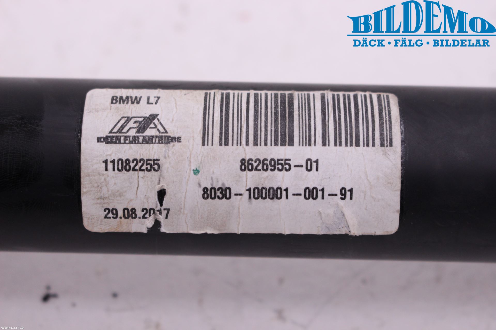 BMW 1 F20/F21 11-19 Mellomaksel Fremre 4Wd